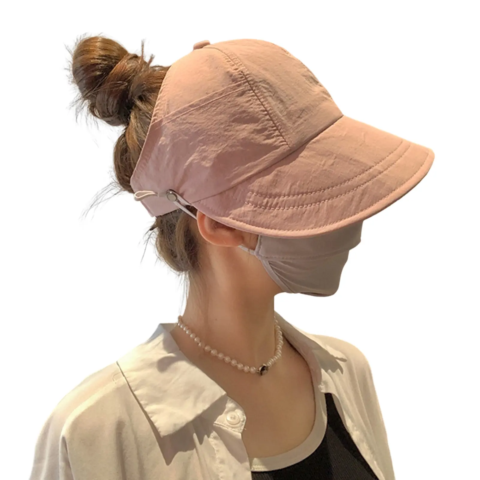 Summer Sun Hat Shade Hht For Women Foldable Sun Beach Large Brimmed Hat Cycling Empty Top Fishing Hat Outdoor Activities