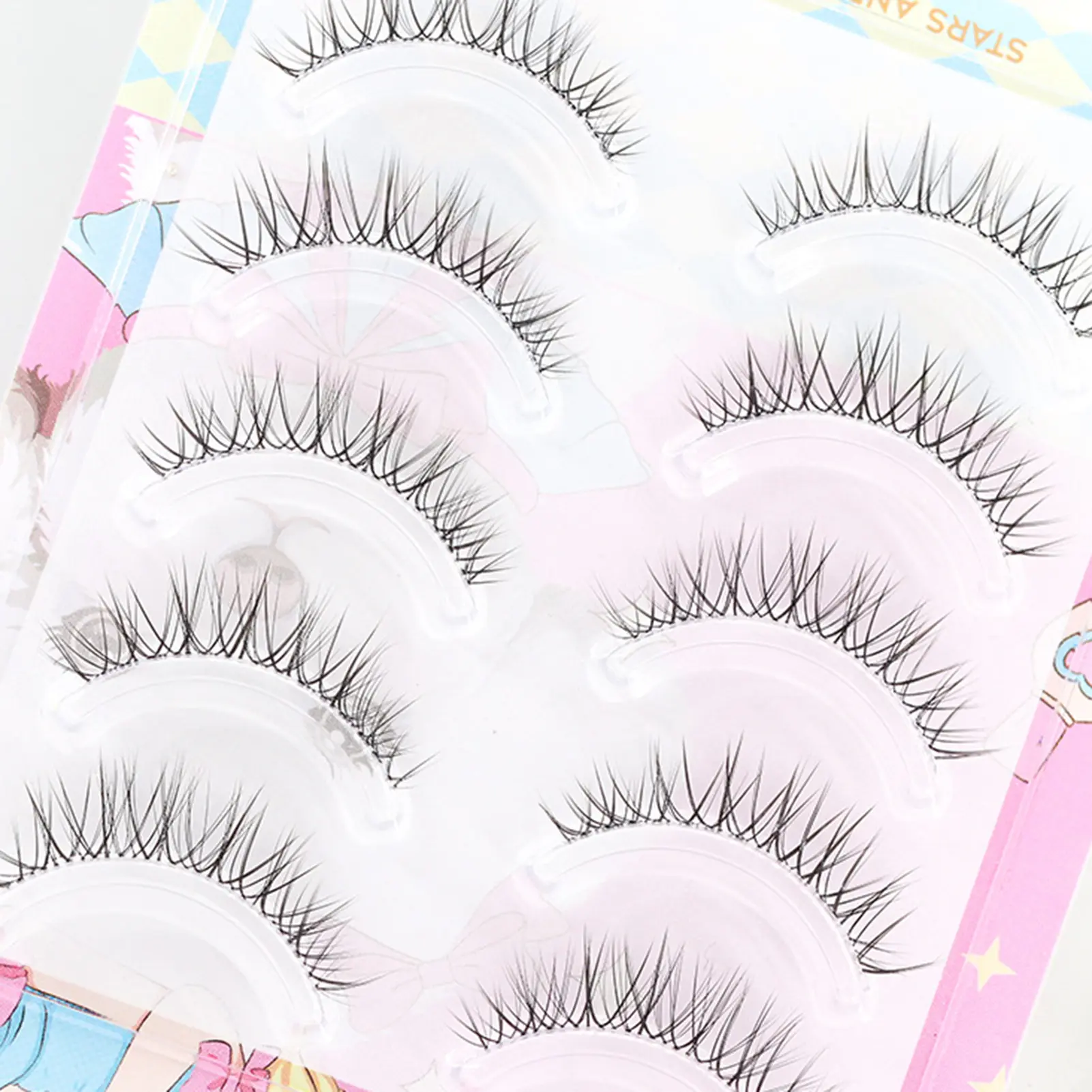 False Eyelashes DIY Cosplay Wispy Strip Eyelashes Reusable Cosplay Wispy Strip Eyelashes Perfect Gift To Girls Or Ladies