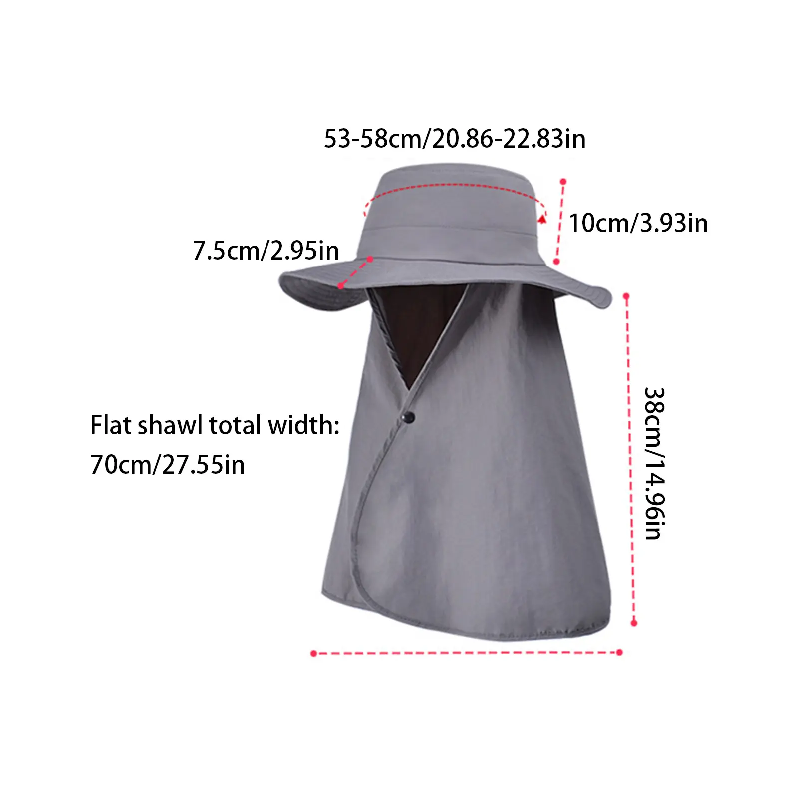 Womens Summer Sun Hat Sun Fishing Hat with Neck Cover Outdoor UV Sun Protection Wide Brim Hats for Summer Beach Fishing Hiking