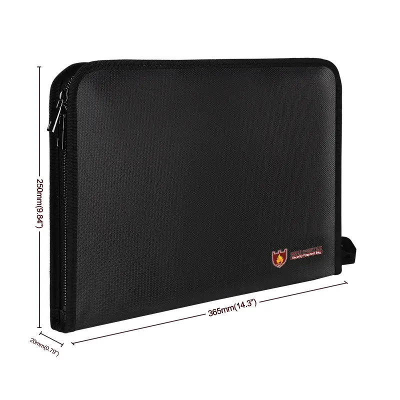 12 Grids Fireproof File Folder Portable Filing Organizer Pouch Liquid Silicone  Document Bag for Passports Certificates Photos