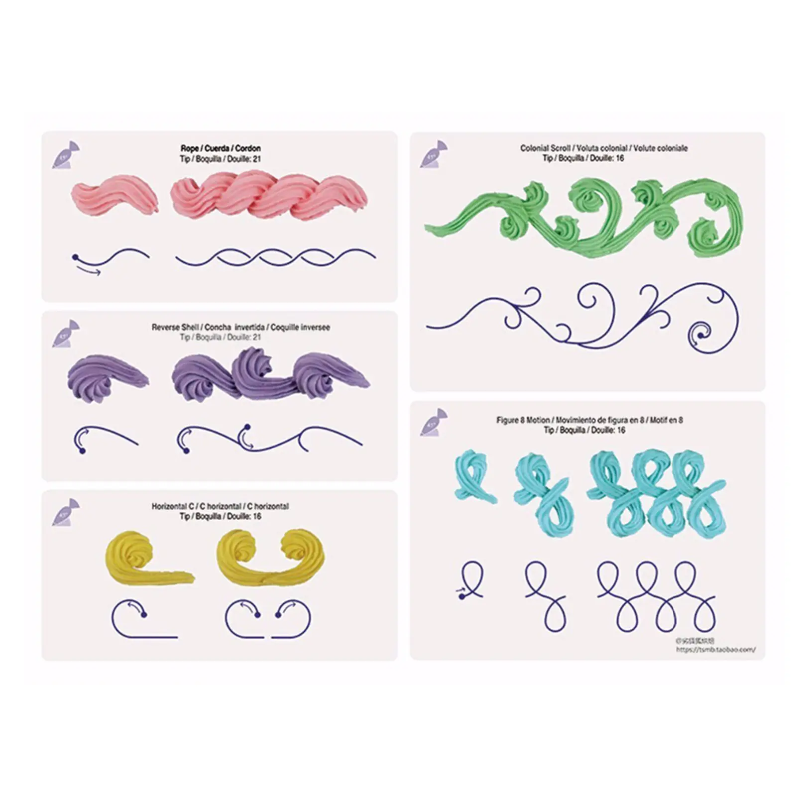 Cake Decoration Practice Board Drawings Pipeline Technical Training Package Diy Cake Cream Decoration Practice Board Drawings