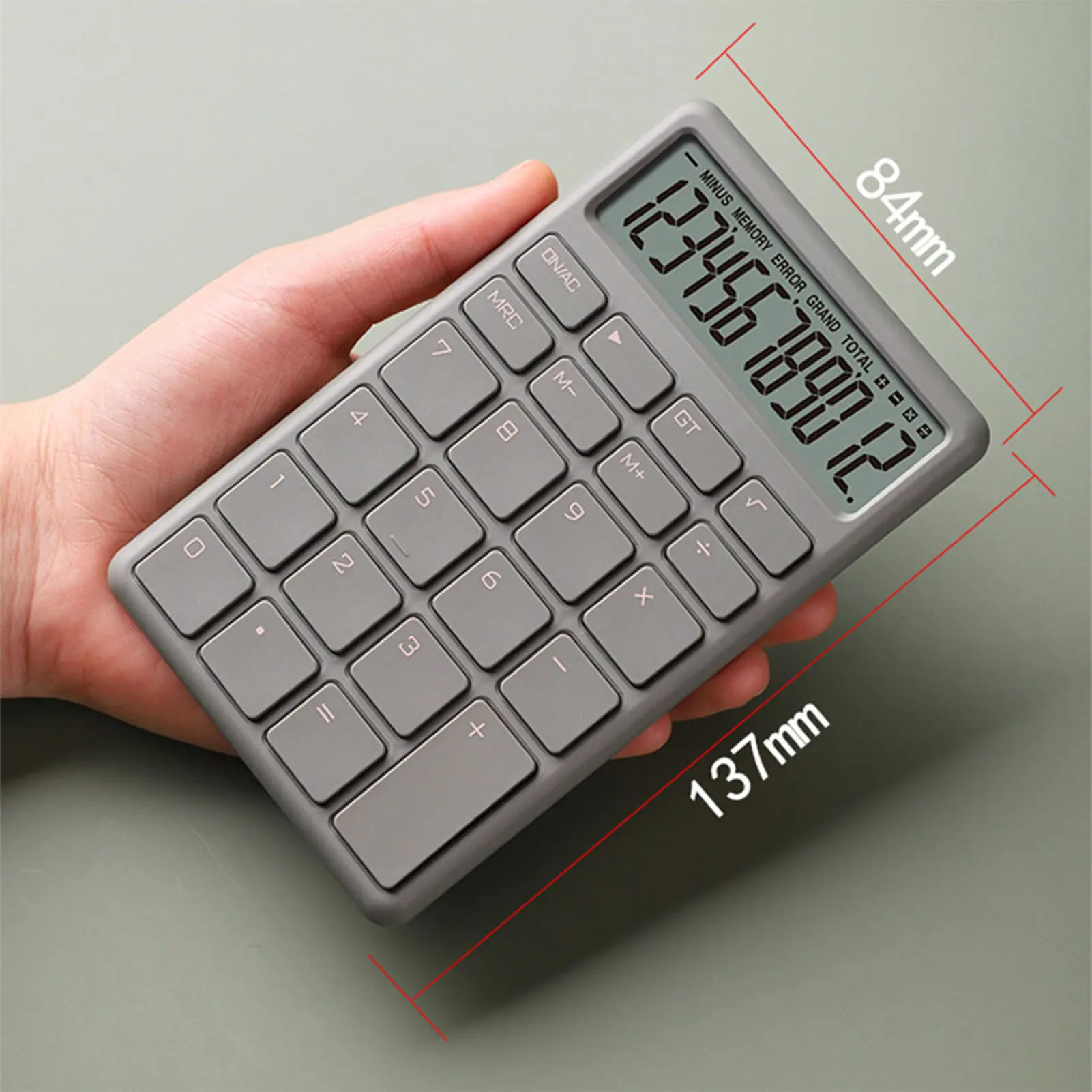 Simple Design Basic Calculator Accountant 12 Digits Desk Calculator Button Handheld Calculator Big Button Handheld Calculator