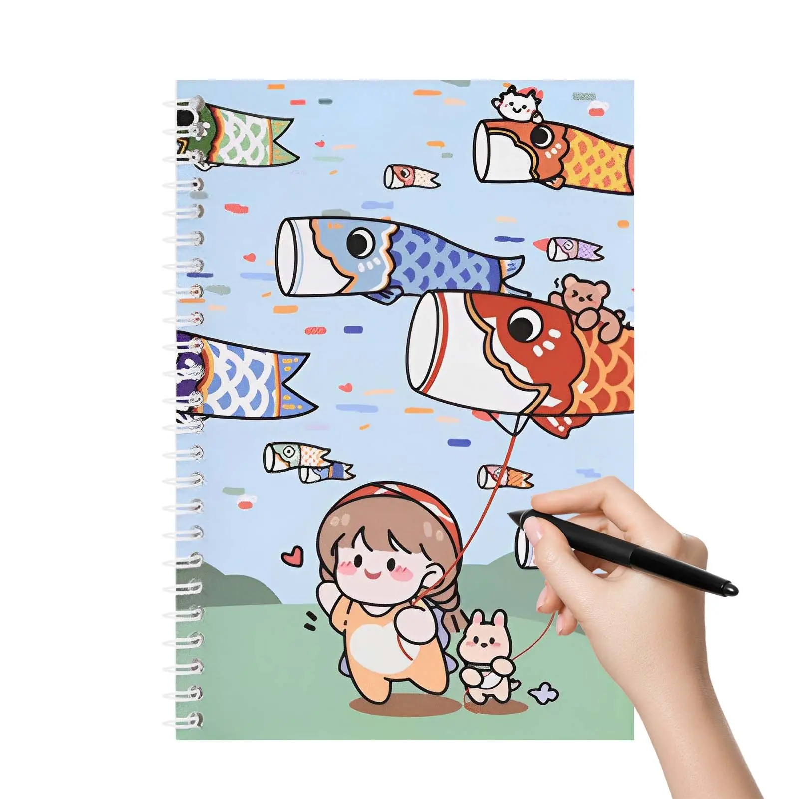 A5 Cute Sticker Book sheets Blank Collecting Album Organiser Reusable Double Sided Release Paper For Diy Scrapbooking Stickers
