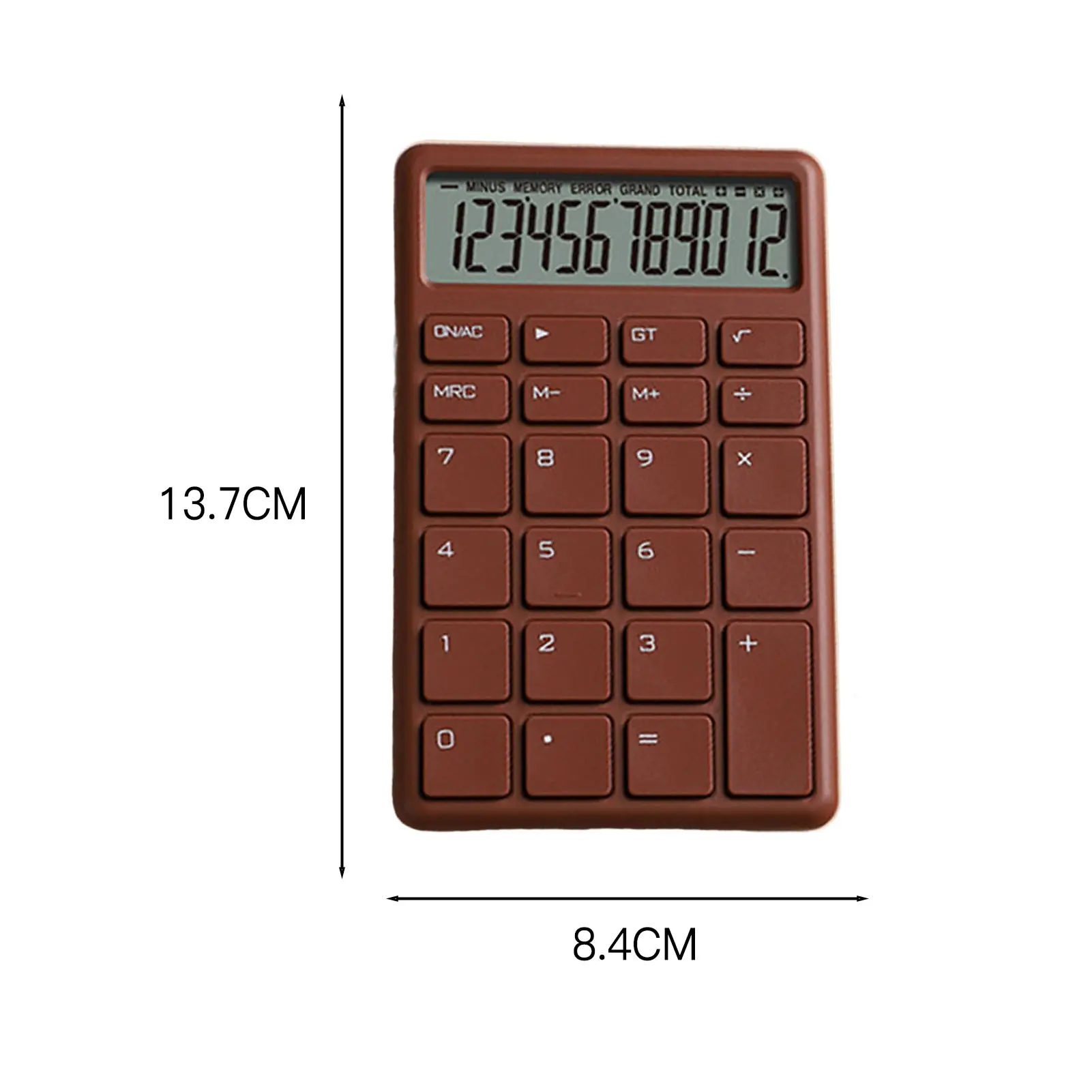 Simple Design Basic Calculator Accountant 12 Digits Desk Calculator Button Handheld Calculator Big Button Handheld Calculator