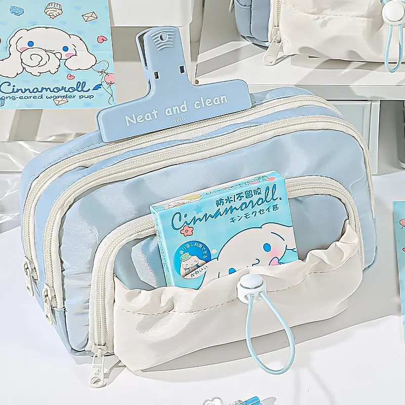 1pc Simple Large Capacity Pencil Case Student Ins Style Stationery Bag Office Culture And Educational Supplies School Student