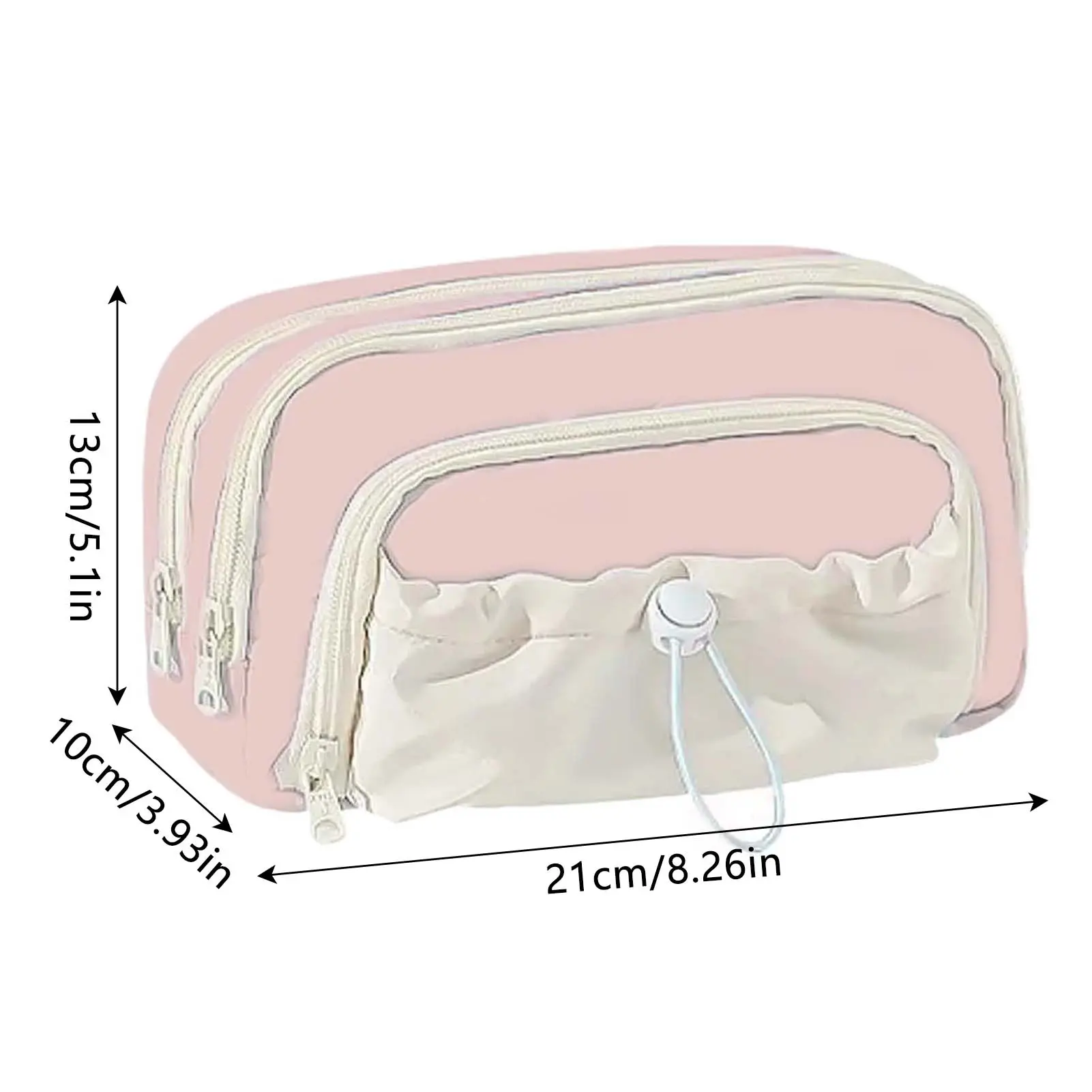 1pc Simple Large Capacity Pencil Case Student Ins Style Stationery Bag Office Culture And Educational Supplies School Student