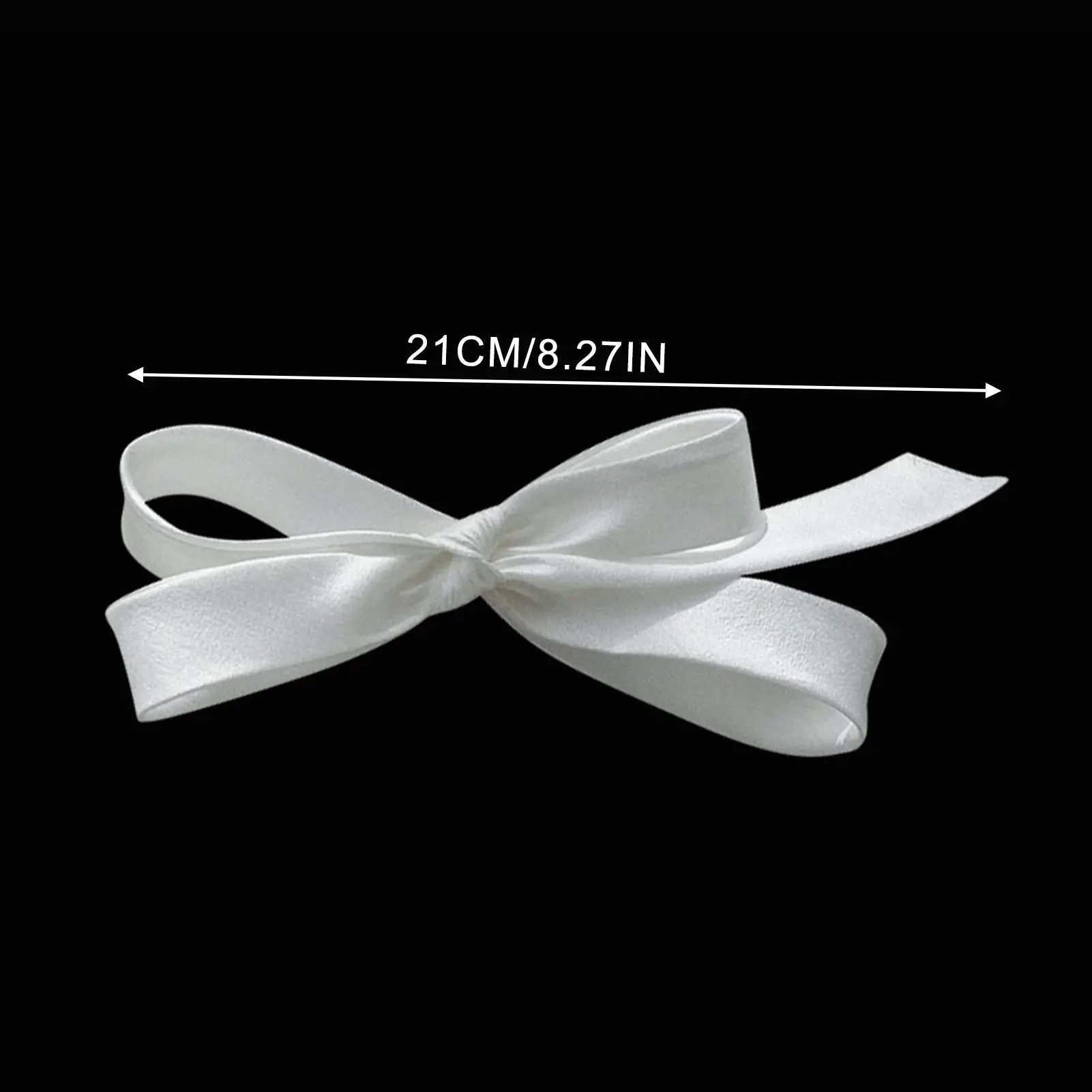 1pcs Sweet Hairpin Satin Ballet Ribbon White Style Hairpin Side Clip Korean Girl Grab Female Headdress Hair Accessories