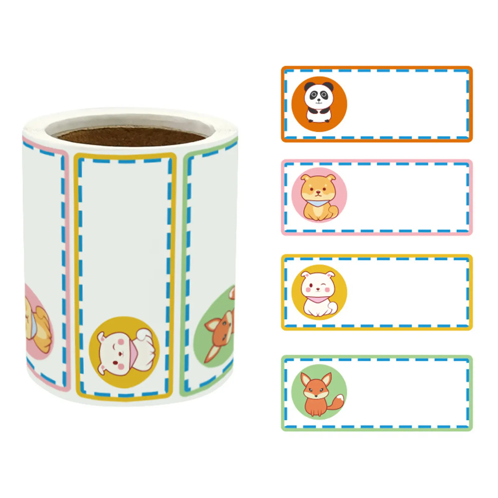 Personalized Cartoon Name Labels for Kids Self-Adhesive Tag Stickers for Bottles Clothing & School Supplies  School Essentials