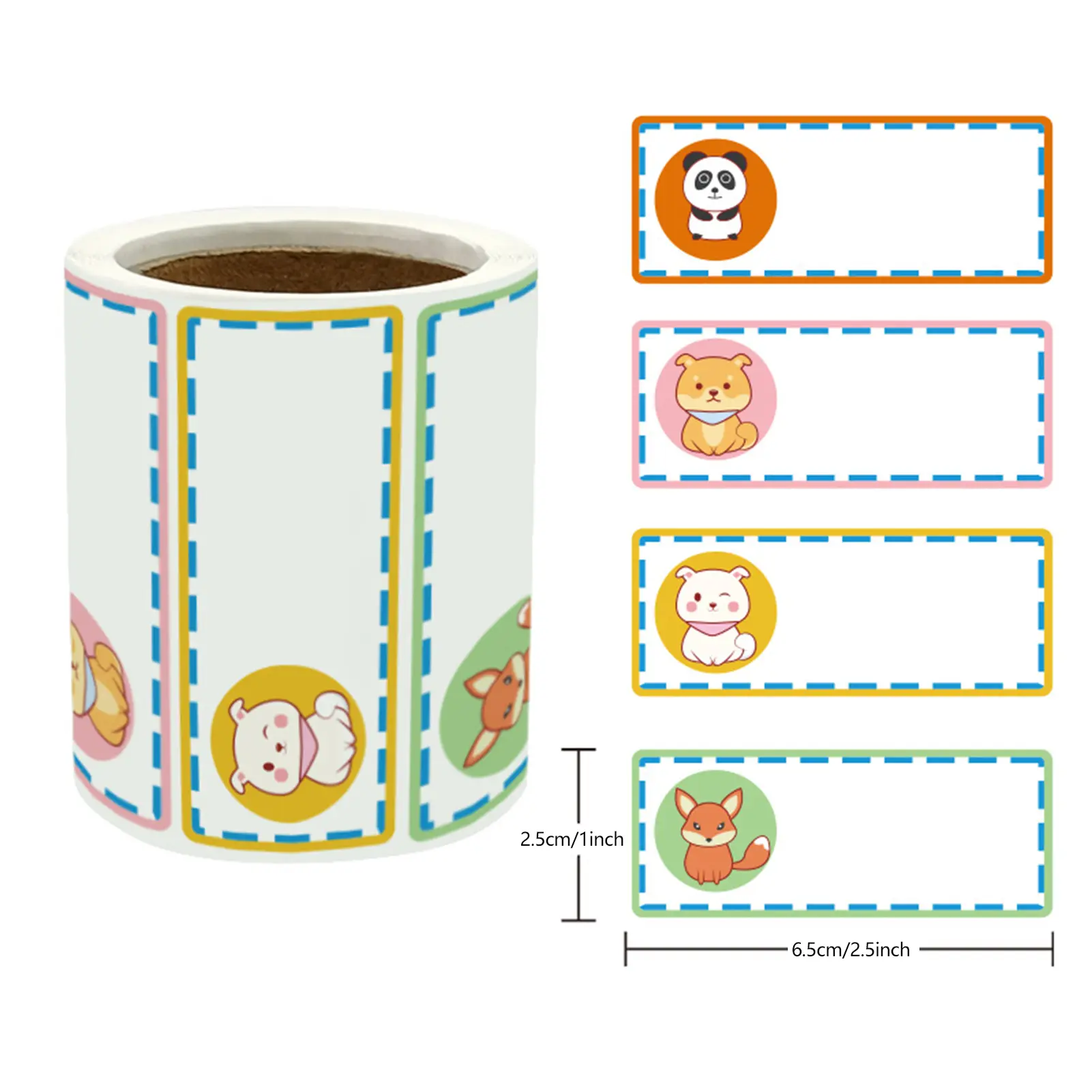 Personalized Cartoon Name Labels for Kids Self-Adhesive Tag Stickers for Bottles Clothing & School Supplies  School Essentials