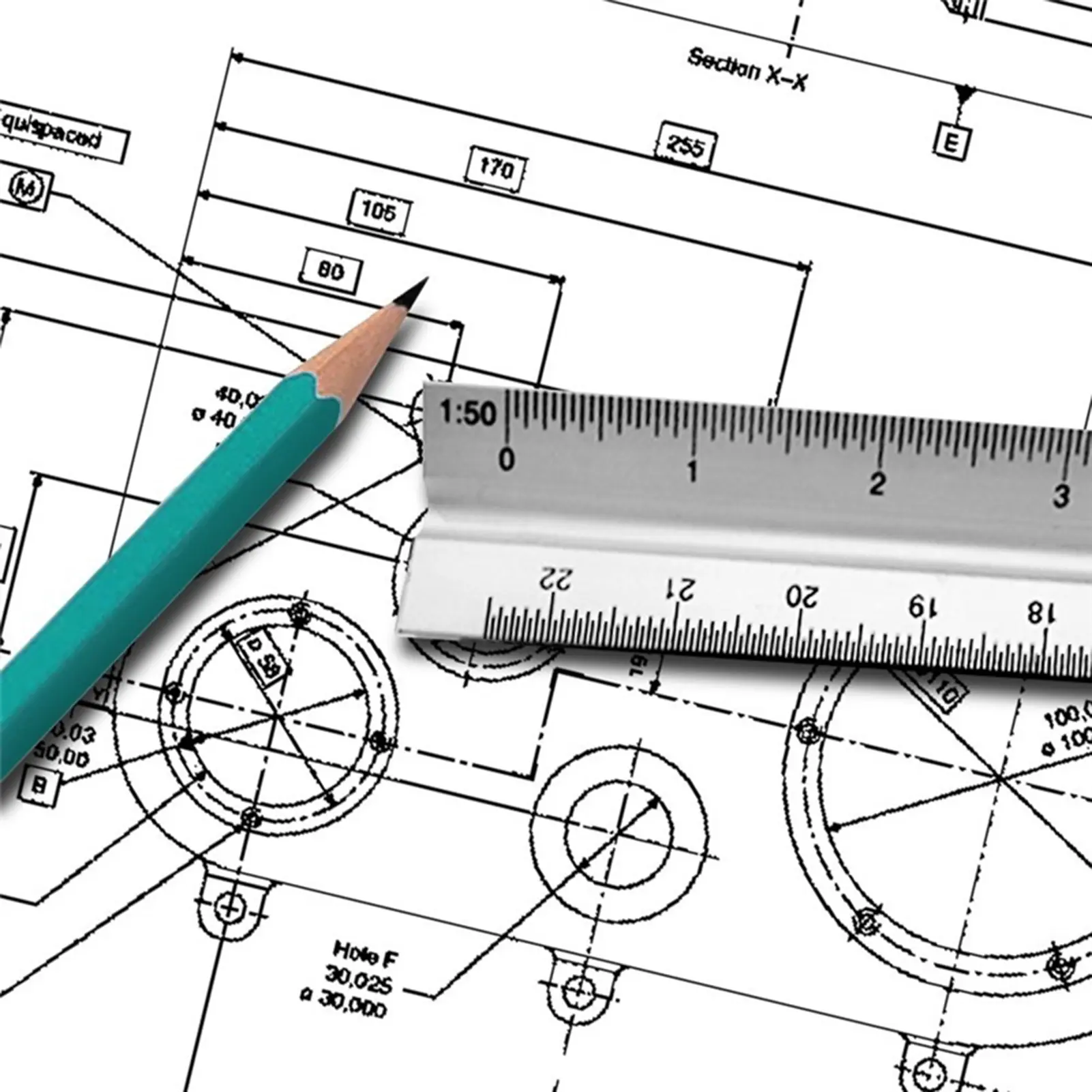30cm,Triangular,Aluminum Drafting Scale Ruler Aluminum Alloy 3-Sided Scale High Impact Resistant Aluminum Scale Ruler  Drawing