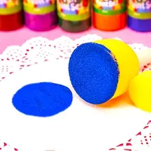 Wooden Handle Mushroom Head Sponge Brush Children DIY Painting Sponge Seal Set Paint Graffiti Create Unique Art Brush