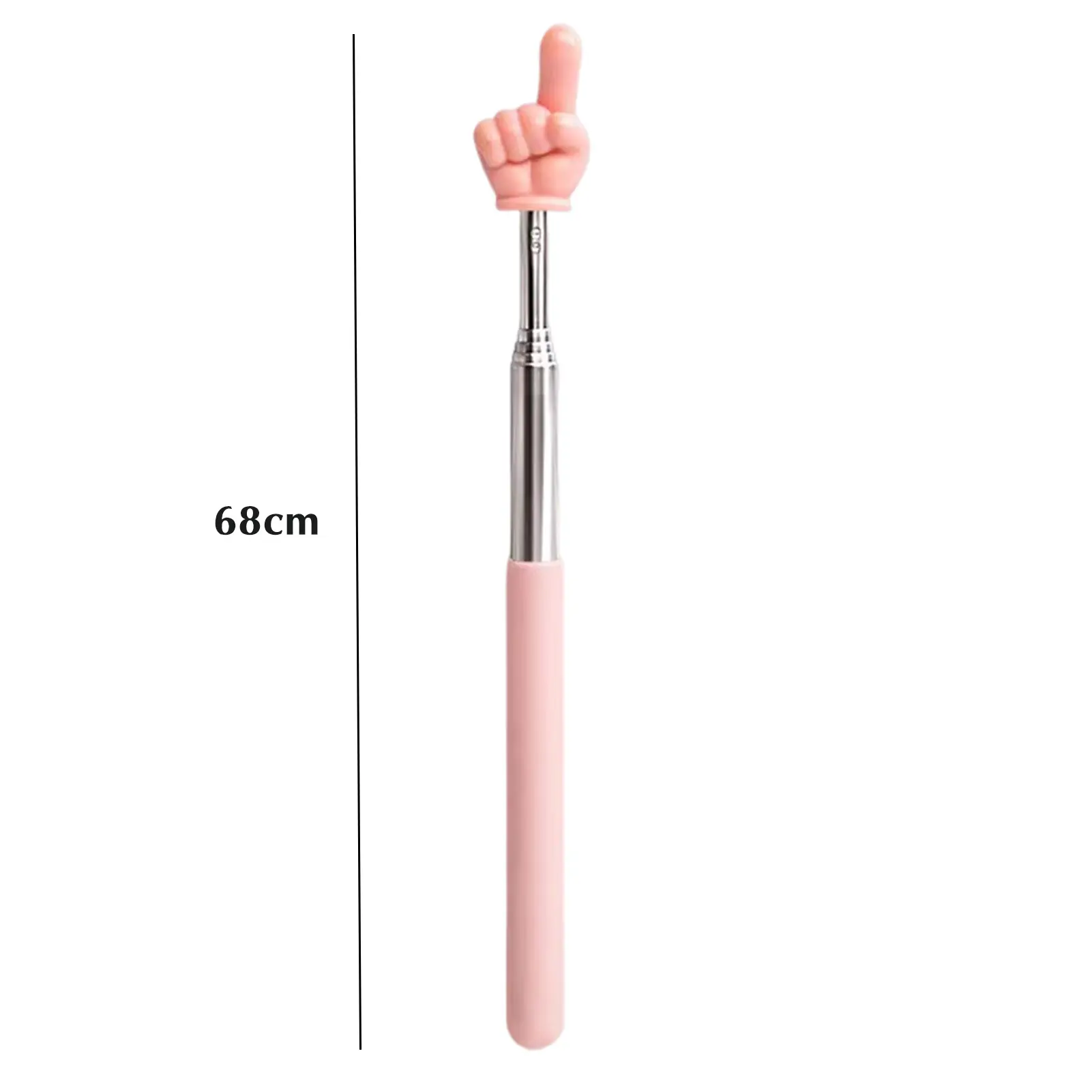 Long Telescopic Teachers Pointer 68cm Colorful Extendable Pointer Stick Finger Hand Pointer for Classroom Supplies Kids Reading