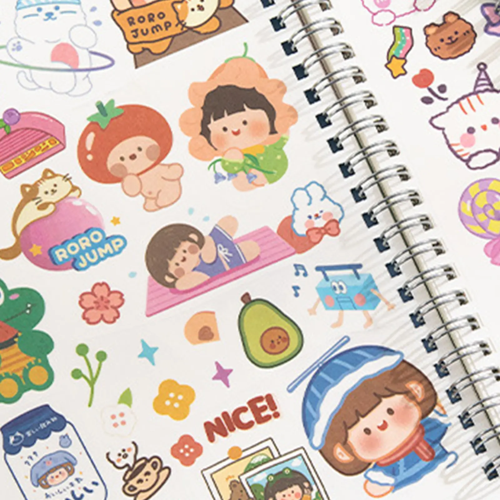 Blank A5 Sticker Collecting Books Reusable Release Paper Double-sided Stickers Storage Organizer for Washi Tape Storage