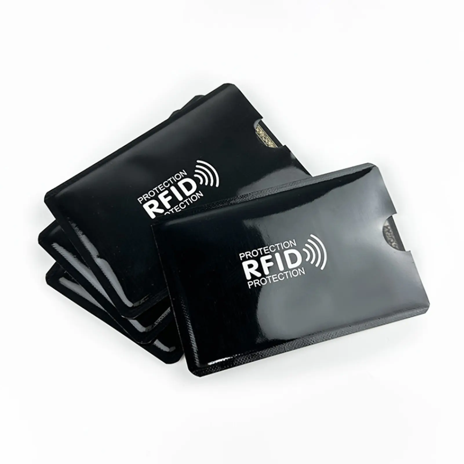 1Pc New Anti Bank Card Holder Metal Nfc Blocking Reader Lock Id Credit Card Bag Men Women Laser Aluminium Card Case Protect