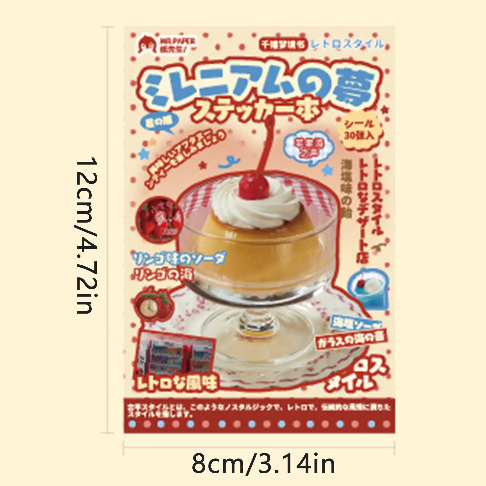 Stickers Book Kawaii Japanese Style Glitter Film Die-cutting Sticker Book Diy Handmade Scrapbook Aesthetic Stationery