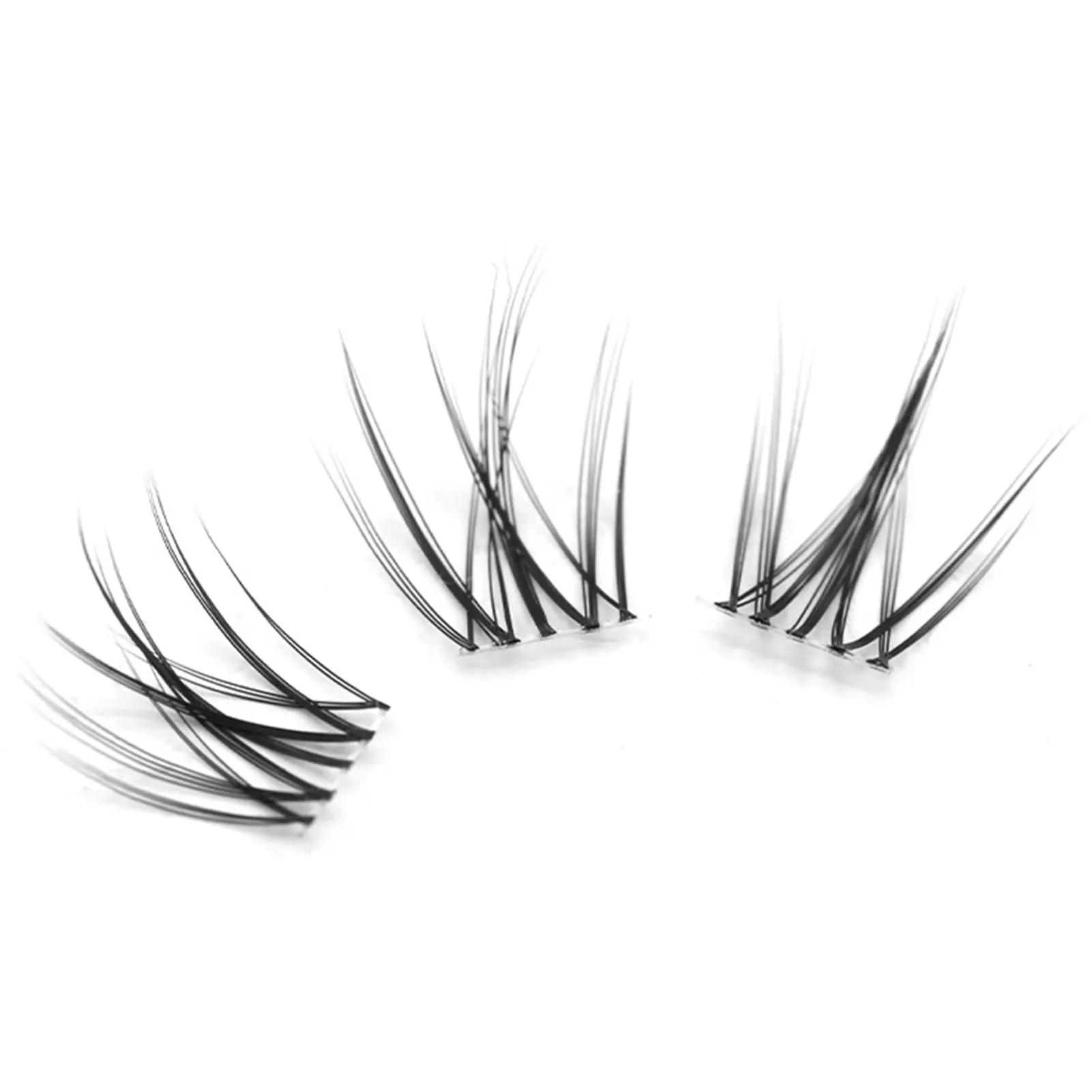 False Eyelashes 3D Fluffy Cluster Lashes 7-10mm Knot-Free DIY Lash Clusters Look More Natural And Charming DIY Makeup Tool