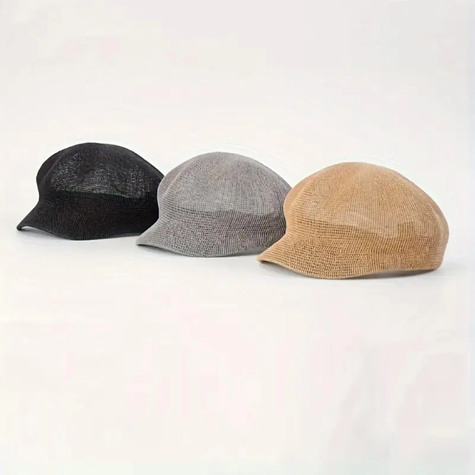 Women's Trendy Beret Hats Classic French Style Beret for Women Solid Color Soft Fabric Summer Sun Protection Beret for Outdoor