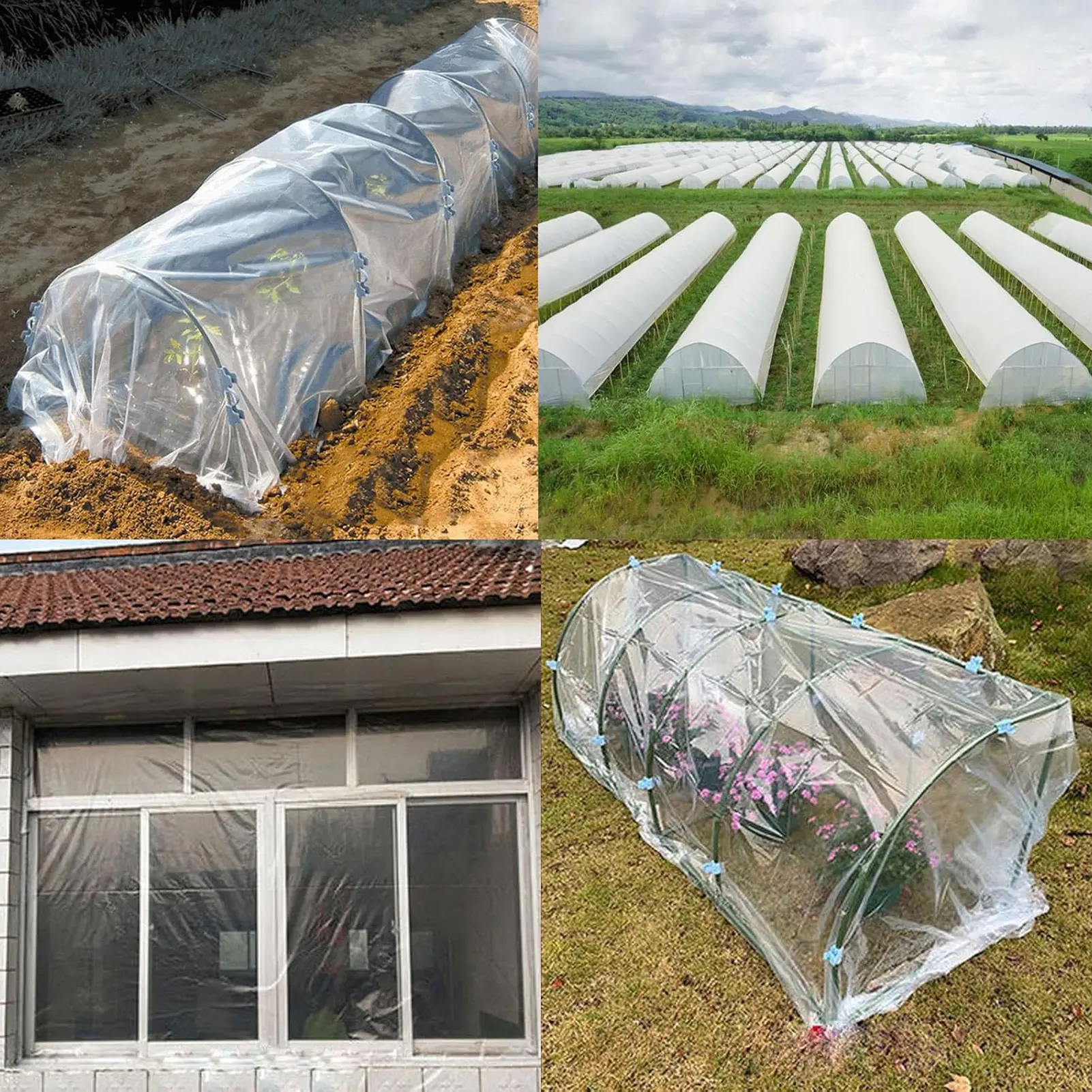 Transparent Heat Preservation, Moisture Preservation And Frost Prevention Film For Greenhouse Film Versatile Growing Application