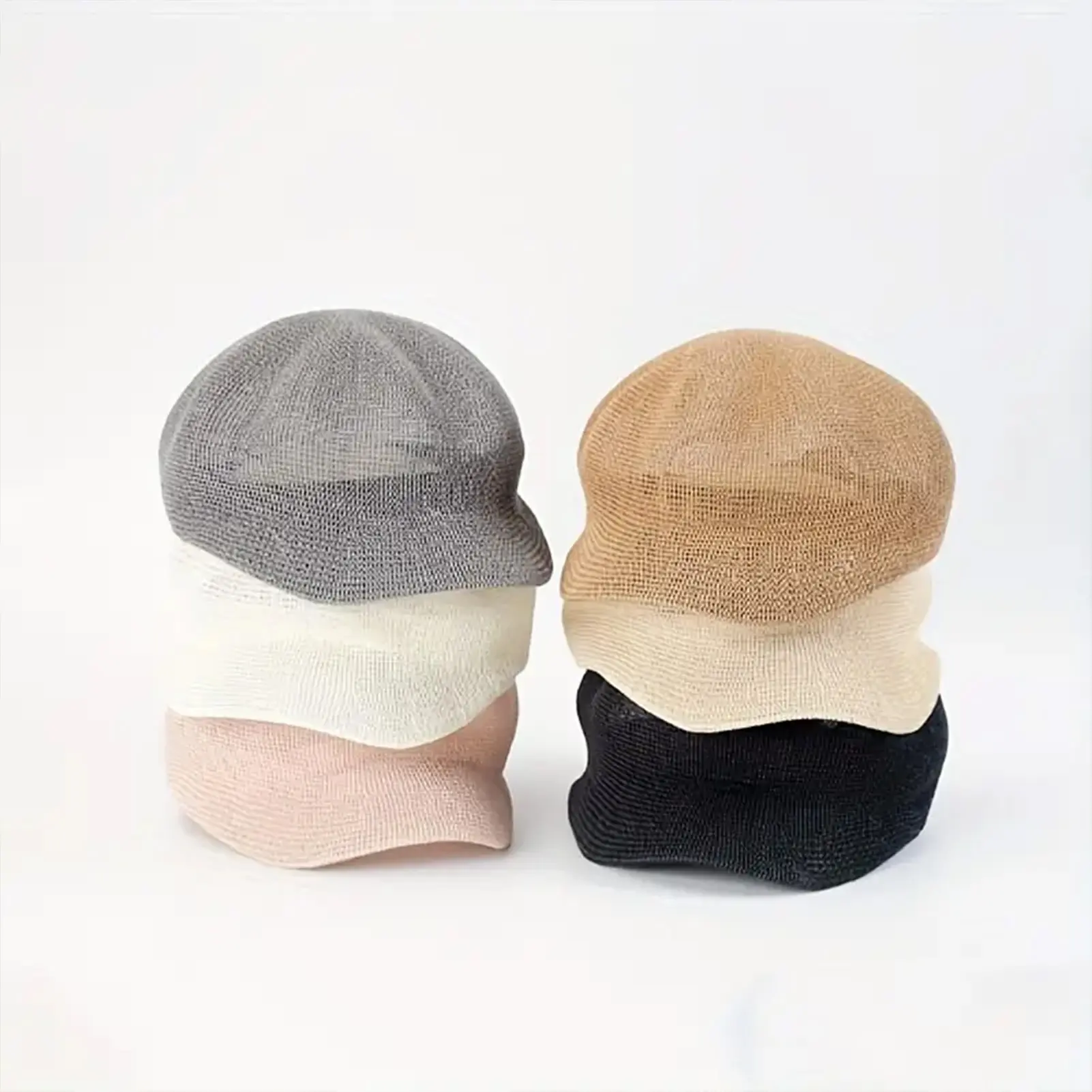 Women's Trendy Beret Hats Classic French Style Beret for Women Solid Color Soft Fabric Summer Sun Protection Beret for Outdoor