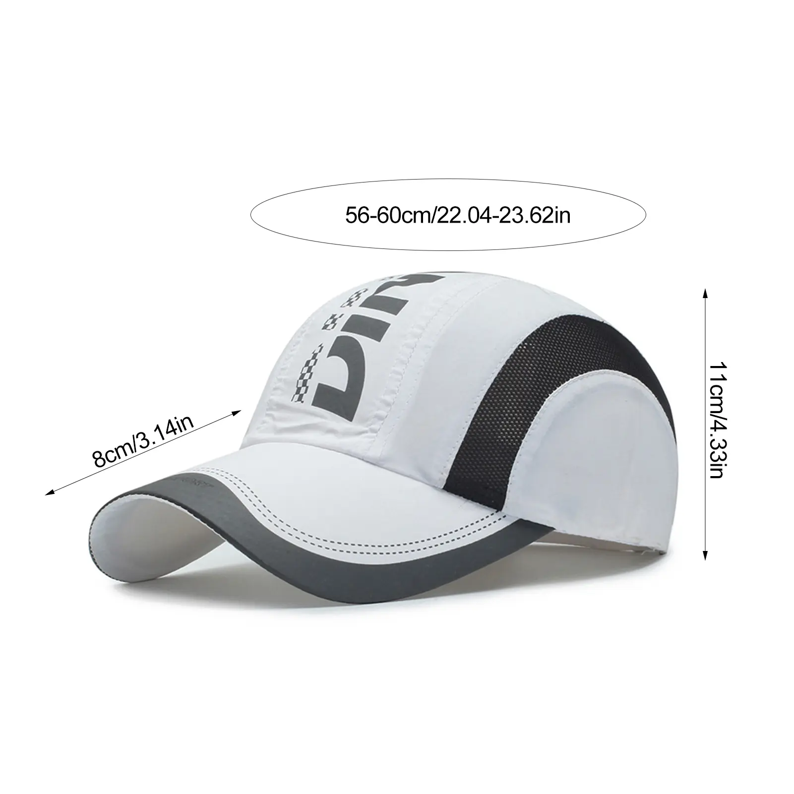 Stay Protected in Style UV  Baseball Cap with Quick-Drying Soft Top Breathable Strapback For Hiking Fishing & Outdoor