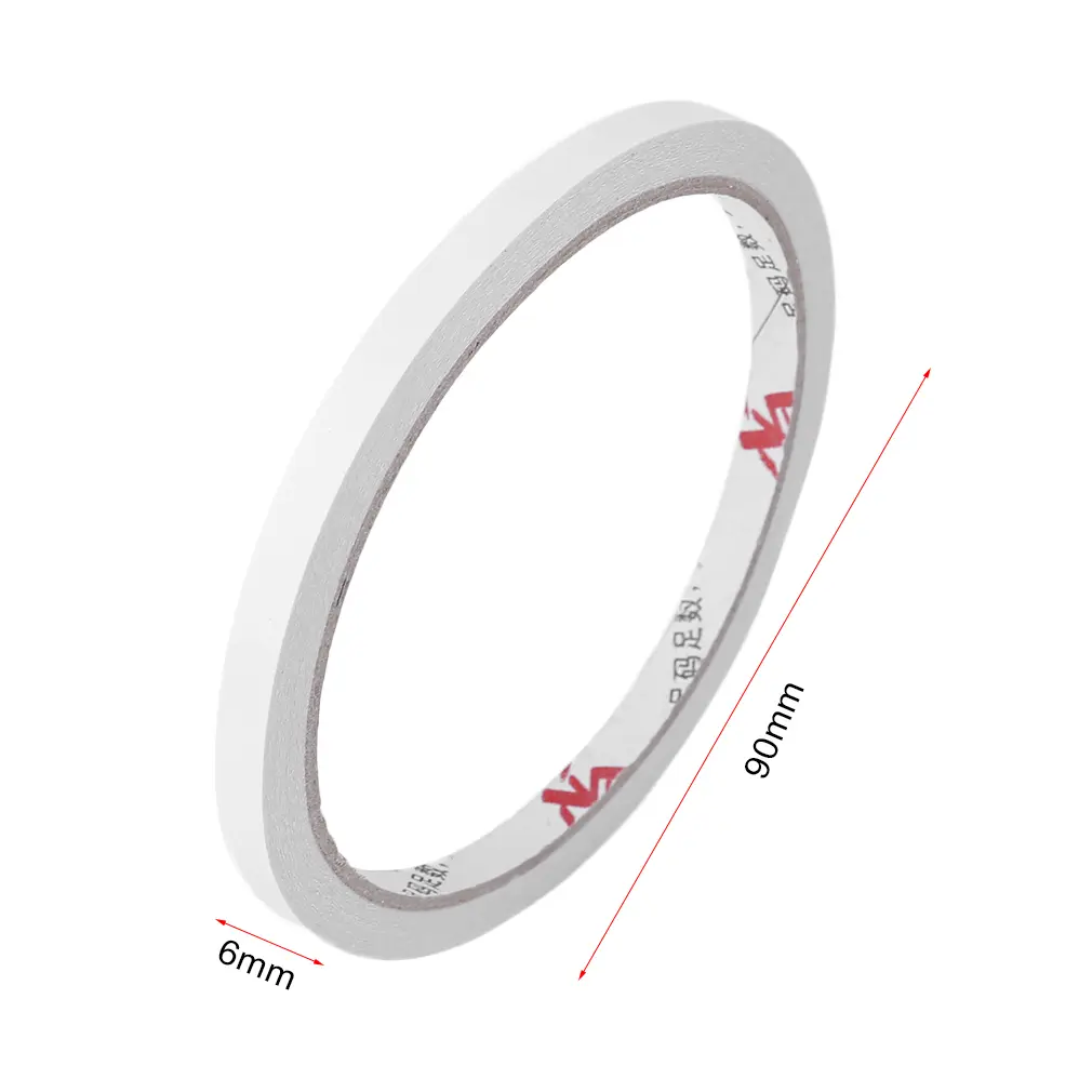 6MM*10M Double Sided Craft Sticky Tape Powerful Doubles Faced Adhesive Suitable for Glittering Wrapping Gifts DIY Craft