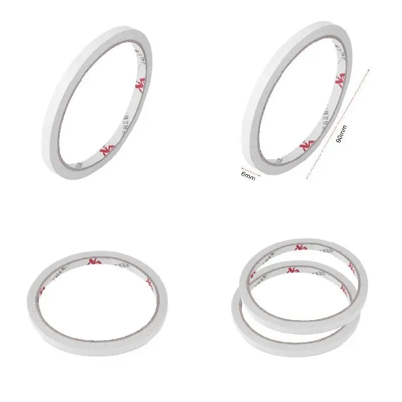 6MM*10M Double Sided Craft Sticky Tape Powerful Doubles Faced Adhesive Suitable for Glittering Wrapping Gifts DIY Craft