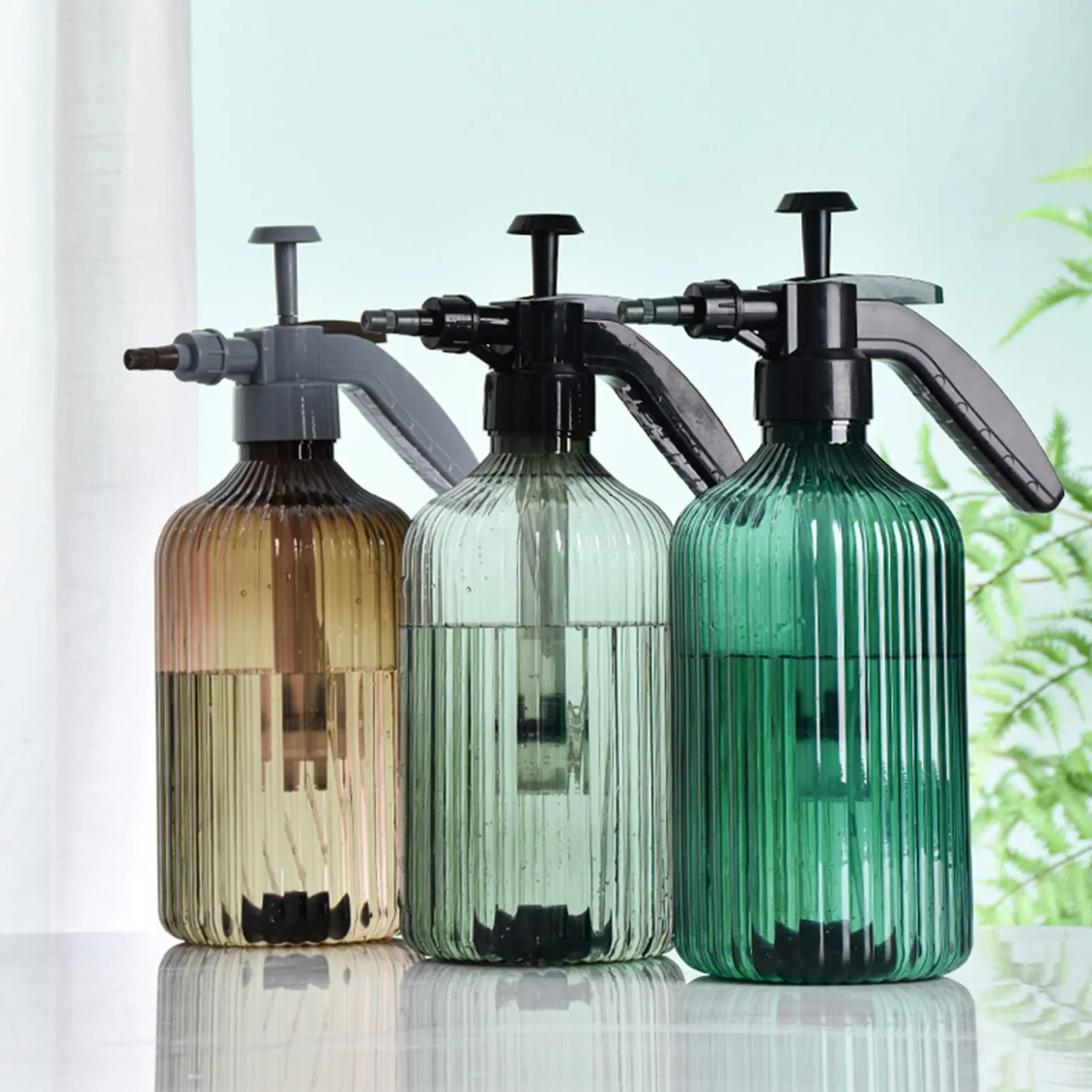 2l Portable Pressure Garden Spray Bottle Kettle Plant Flowers Watering Pressurized Spray Watering  Gardening Tools Accessories