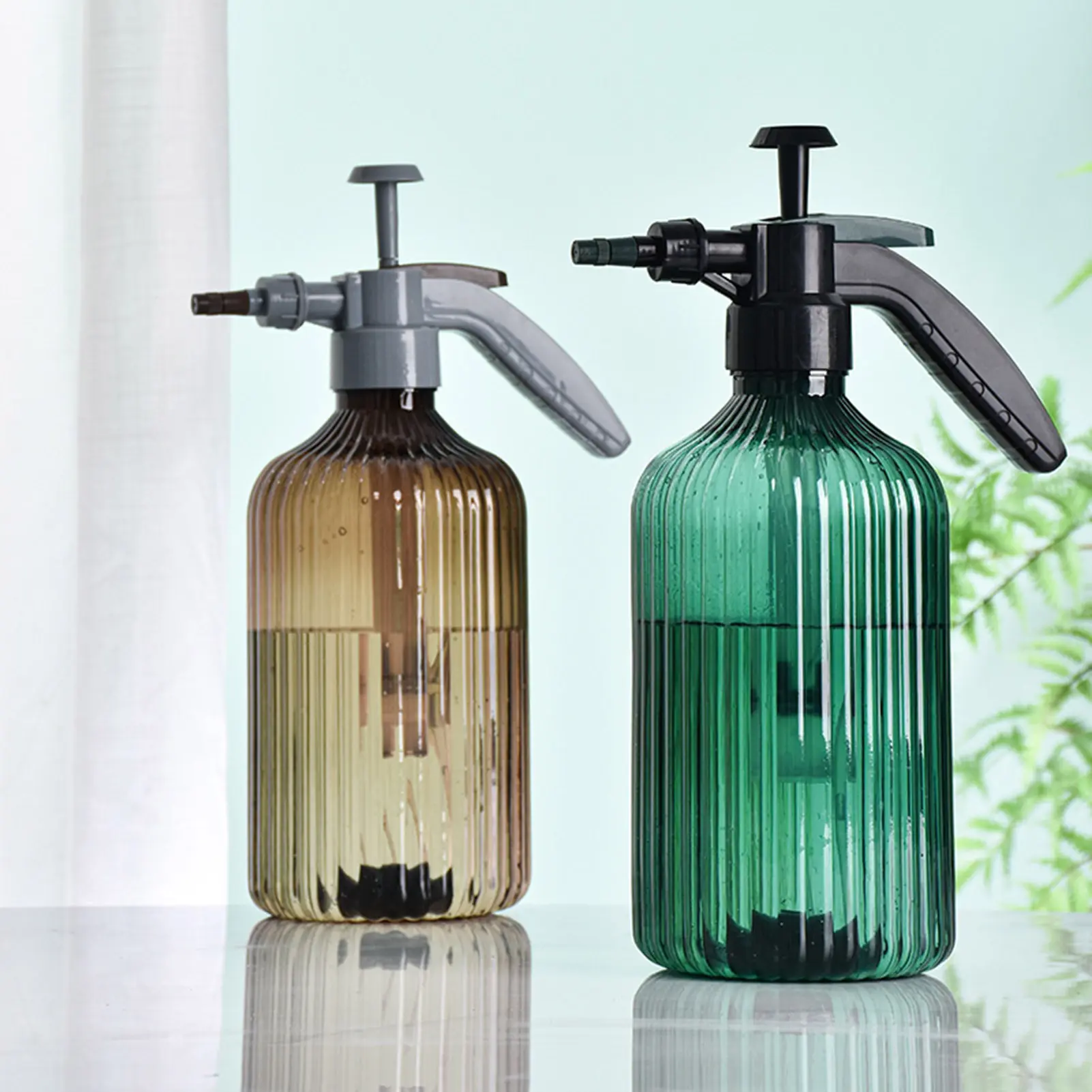 2l Portable Pressure Garden Spray Bottle Kettle Plant Flowers Watering Pressurized Spray Watering  Gardening Tools Accessories
