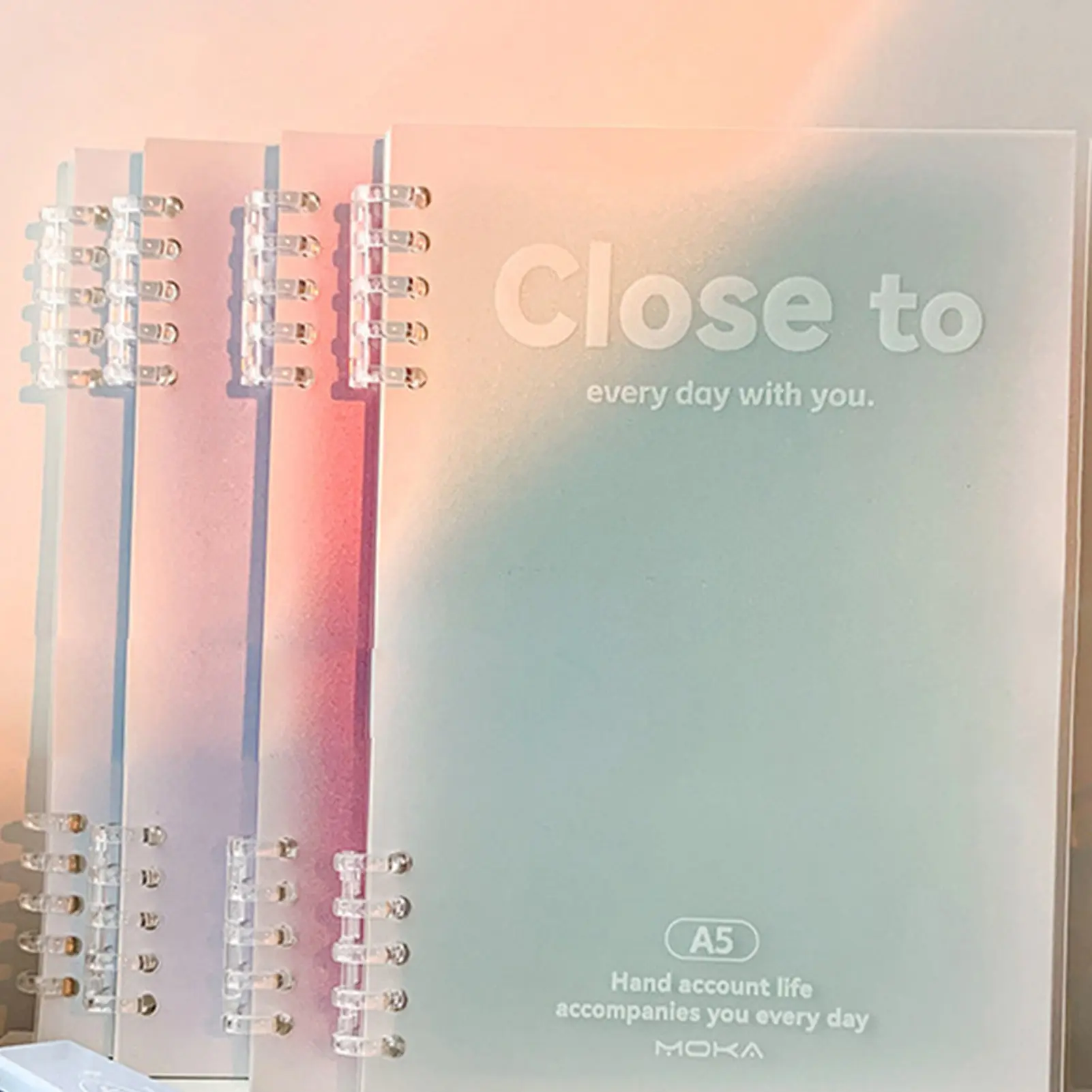 A5 Loose-leaf Binder Thickened Book Students Write Kawaii A5 Simple Stationery High Value School Supplies Student Stationery