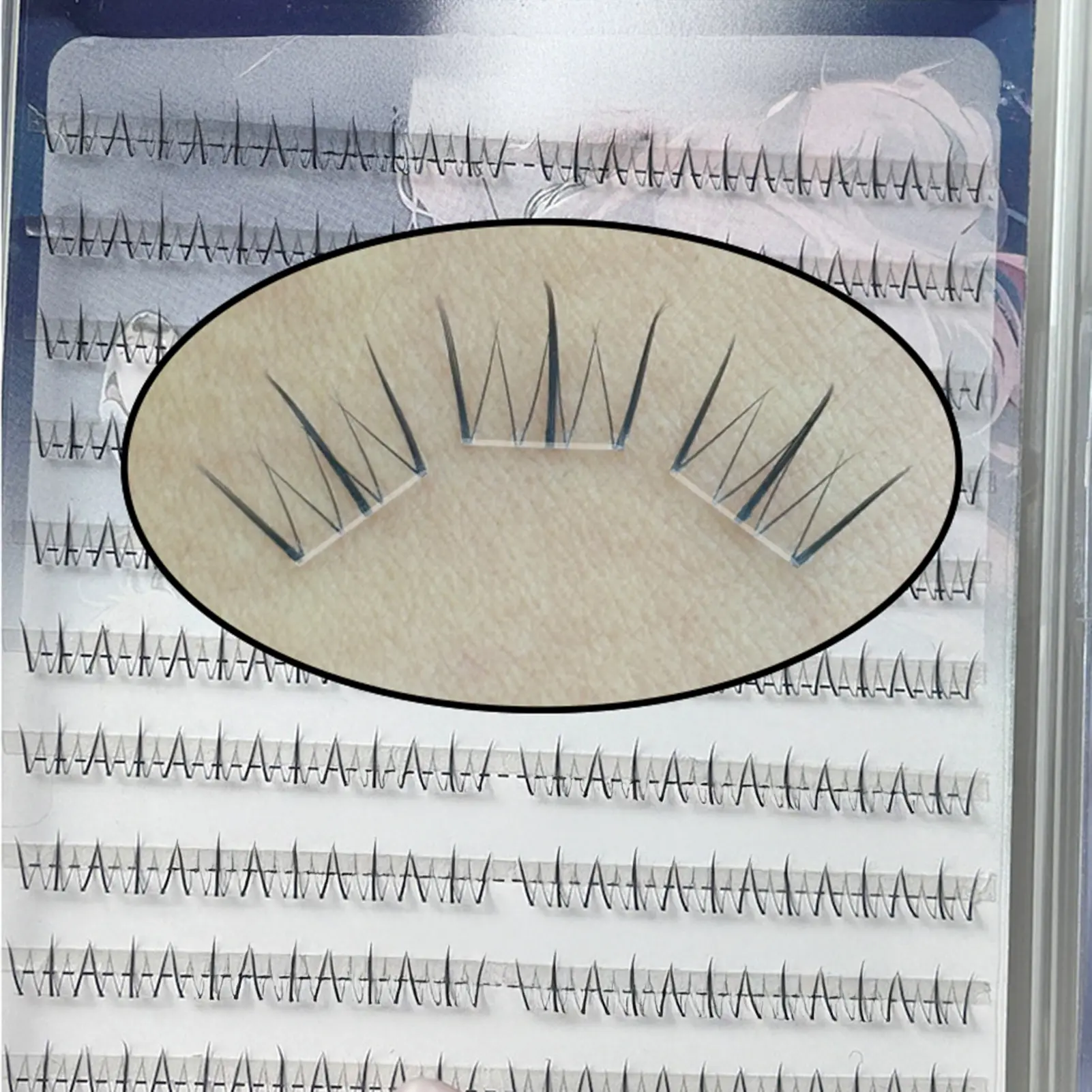 DIY Lower Segmented Eyelashes False Eyelashes Woman DIY Bottom Eyelashes for Women and Girls Cosmetic Supplies Makeup Tools