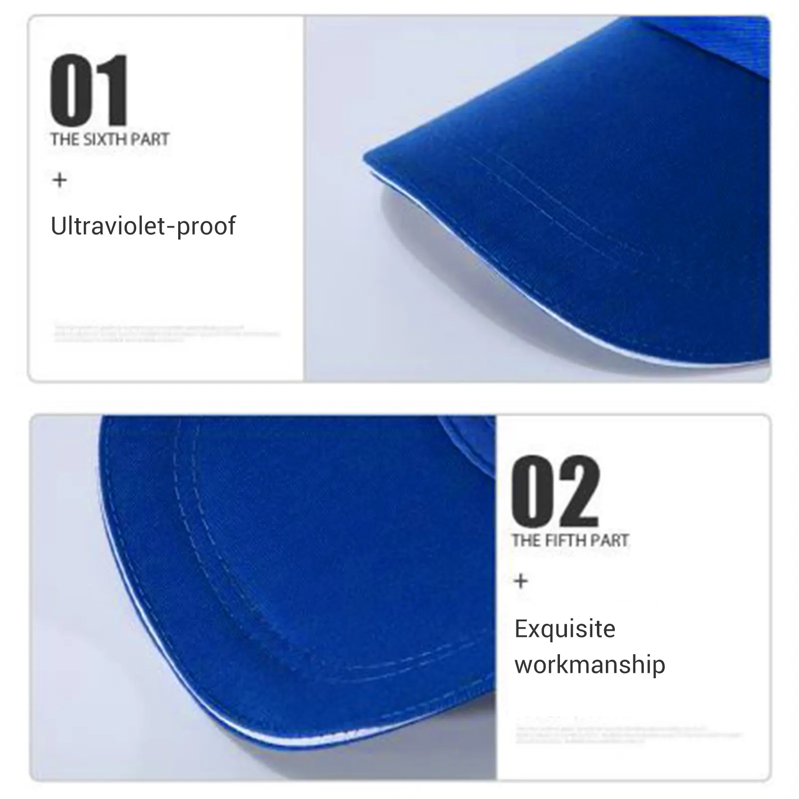 Sport Sun Visor Hats Men Women Breathable Adjustable Empty Top Cotton Baseball Caps for Travel Hiking Outdoor Sports Caps
