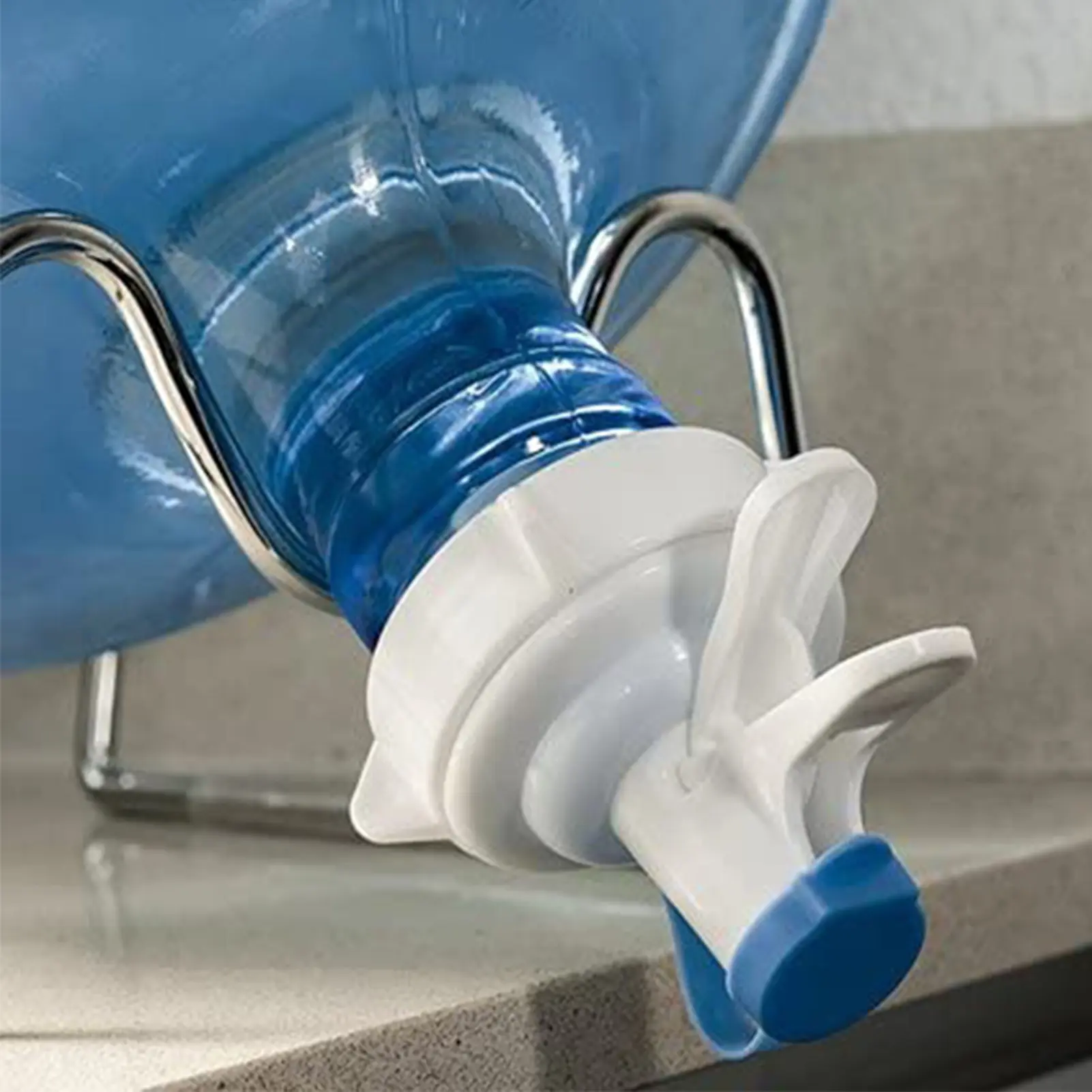 Reusable Plastic Spigot Faucet Water Dispenser Spout Bottle Cap Perfect For Office School Use Portable Water Dispenser Valve