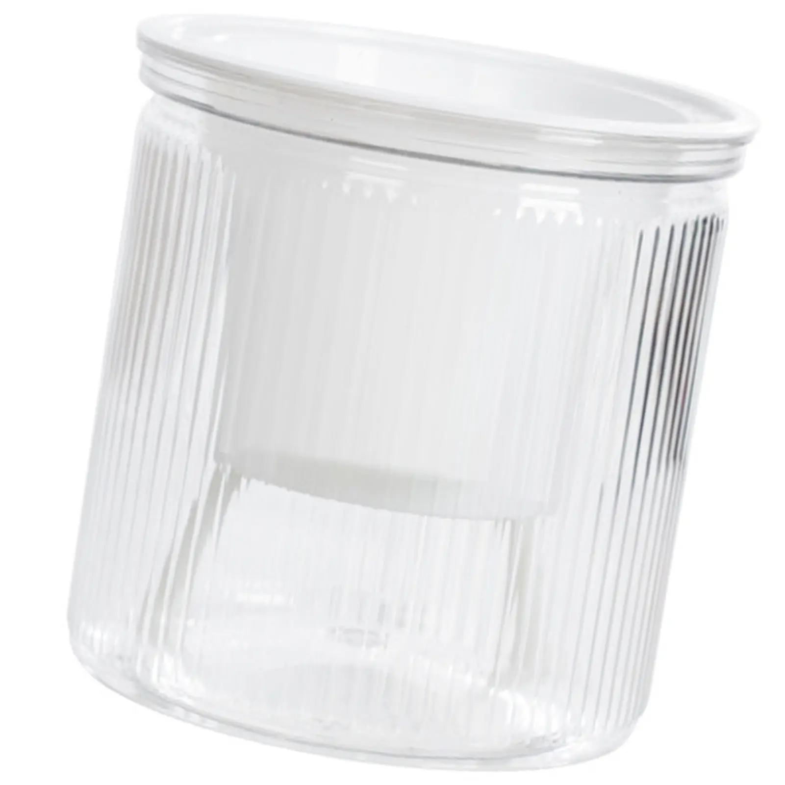Lazy Hydroponic Flowerpot Glass-like Automatic Water-absorbing Small Potted Transparent Double-layer Office Creative Culture