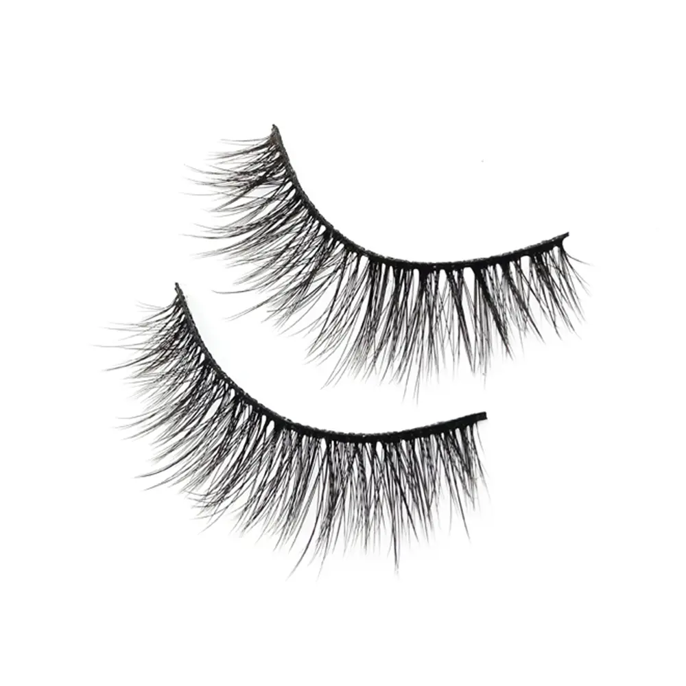 False Eyelashes Natural Look 3D Self-adhesive Eyelashes Reusable Long-Lasting False Eyelashes for Daily Life and Dating
