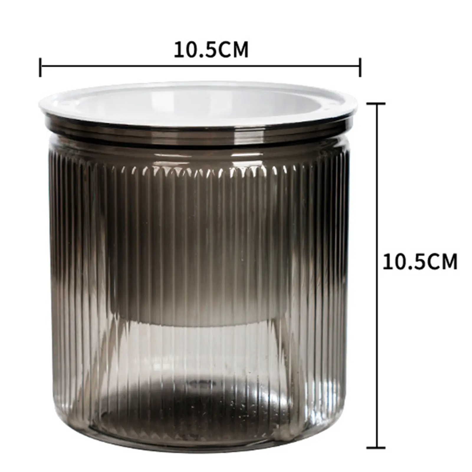 Lazy Hydroponic Flowerpot Glass-like Automatic Water-absorbing Small Potted Transparent Double-layer Office Creative Culture
