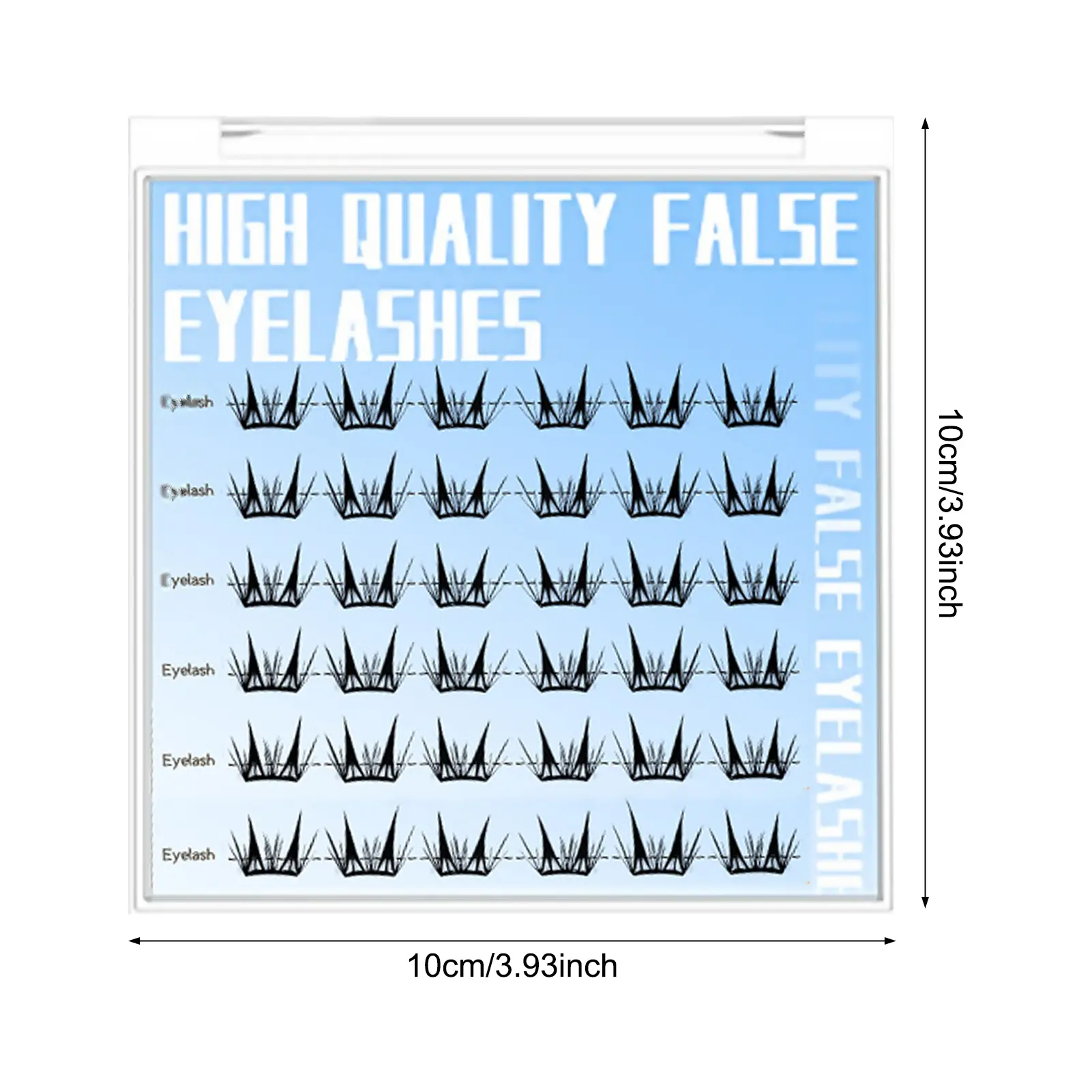 Natural Cosplay False Eyelashes No Glue Need Eyelash Clusters False Eyelashes for Eye-Lifting Effect DIY Makeup Use Makeup Tools