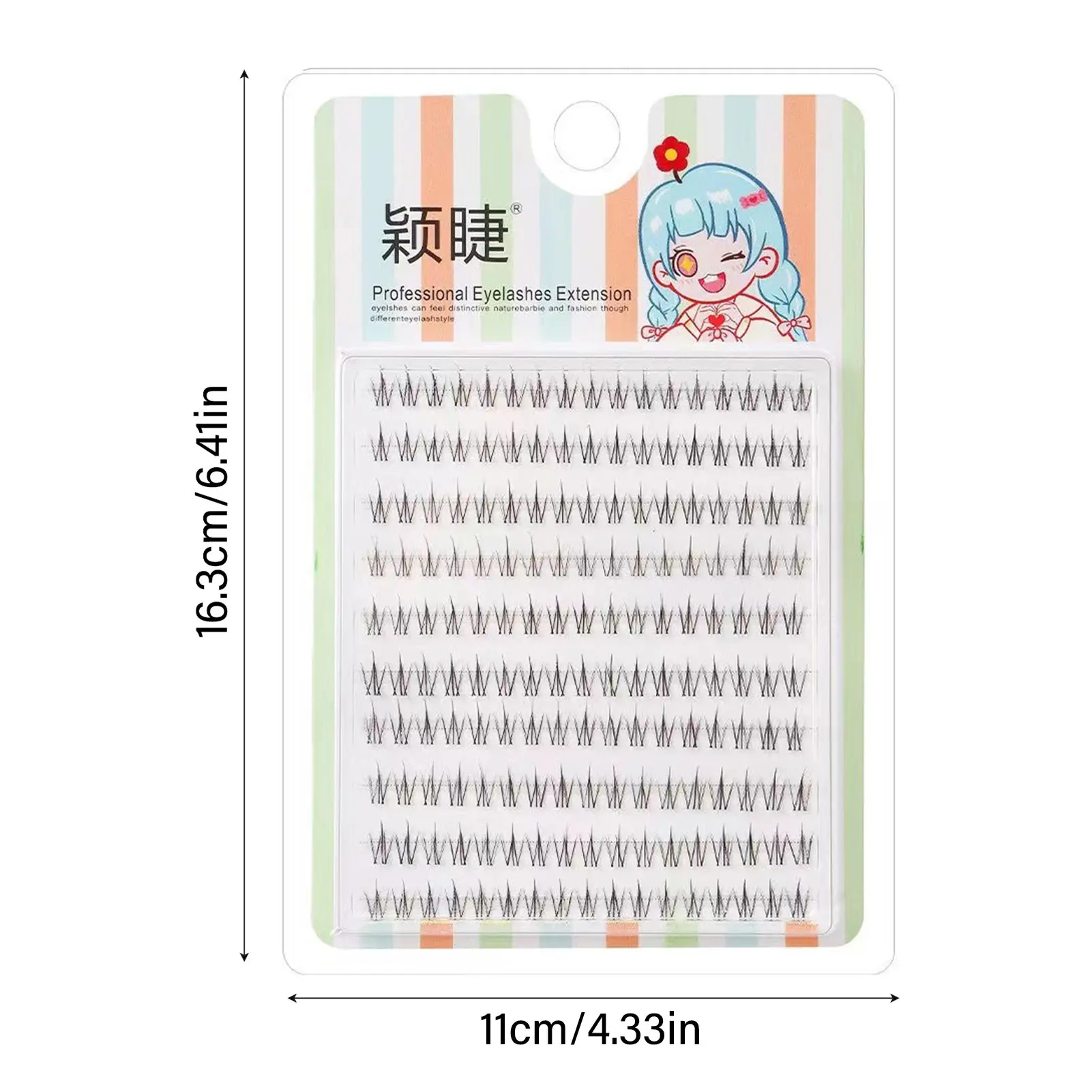 False Eyelashes Wispy Fake Eyelashes for Female Cosplay Thick Stage Eyelashes for Women and Girls Cosmetic Supplies