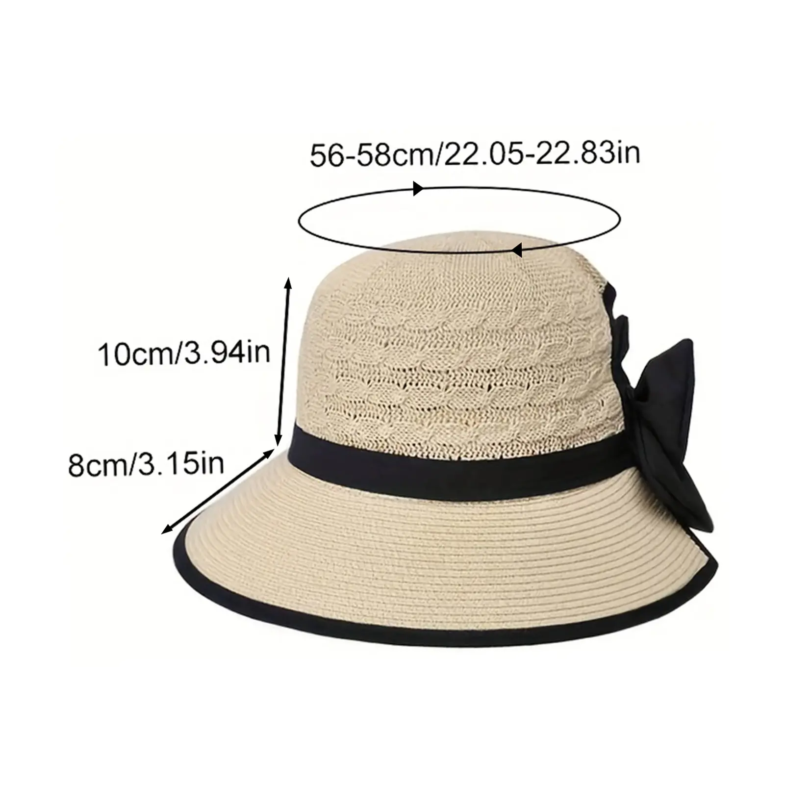 Wide Brim Straw Sun Hat Summer Beach Straw Sun Hat Beach Vacation Sun Protection Sun Hats for Summer Spring Fall Beach Gift
