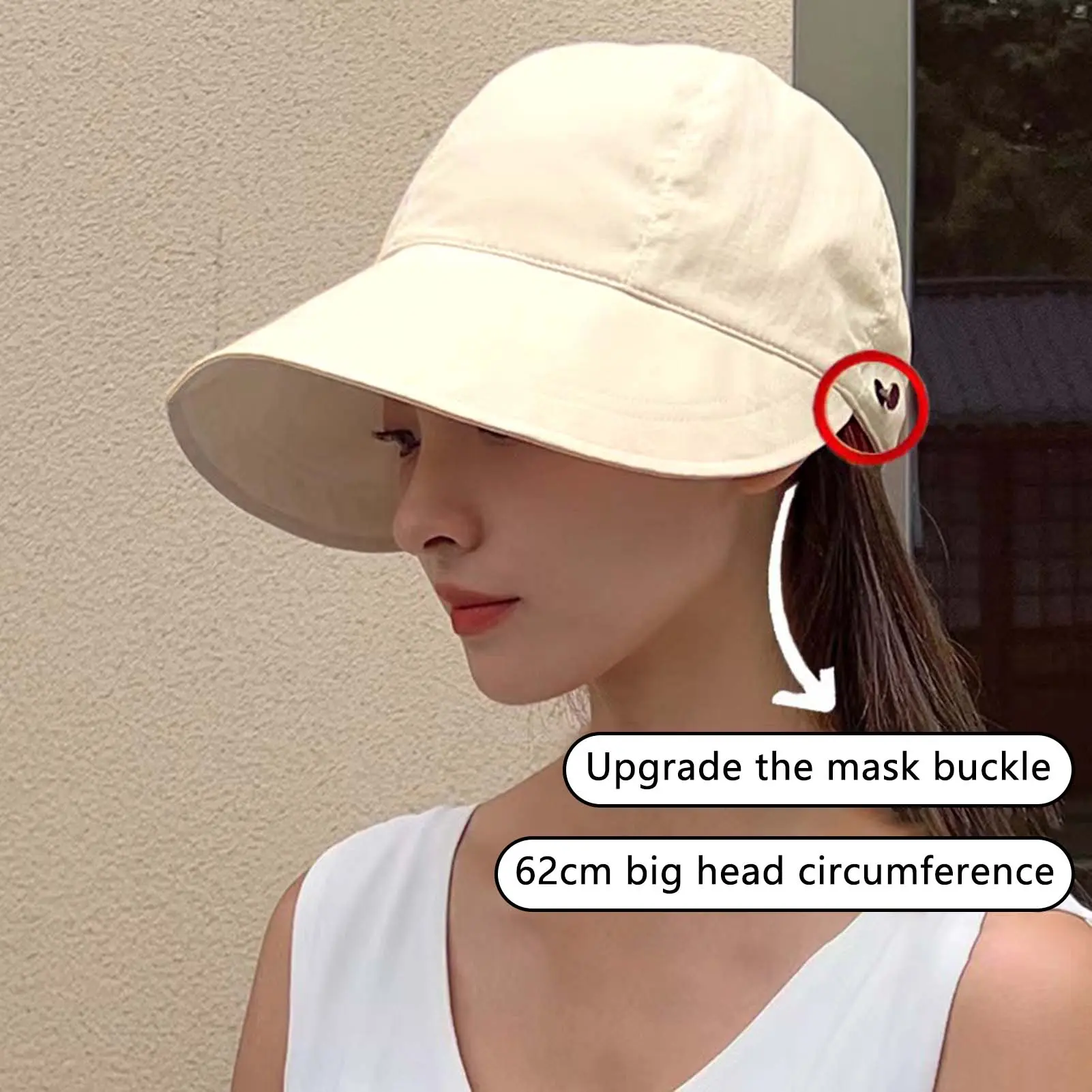 Womens Summer Sun Hat Fashion Foldable Outdoor UV Protection Drawstring Sun Hat for Beach Hiking Garden Outdoor Travel Gift