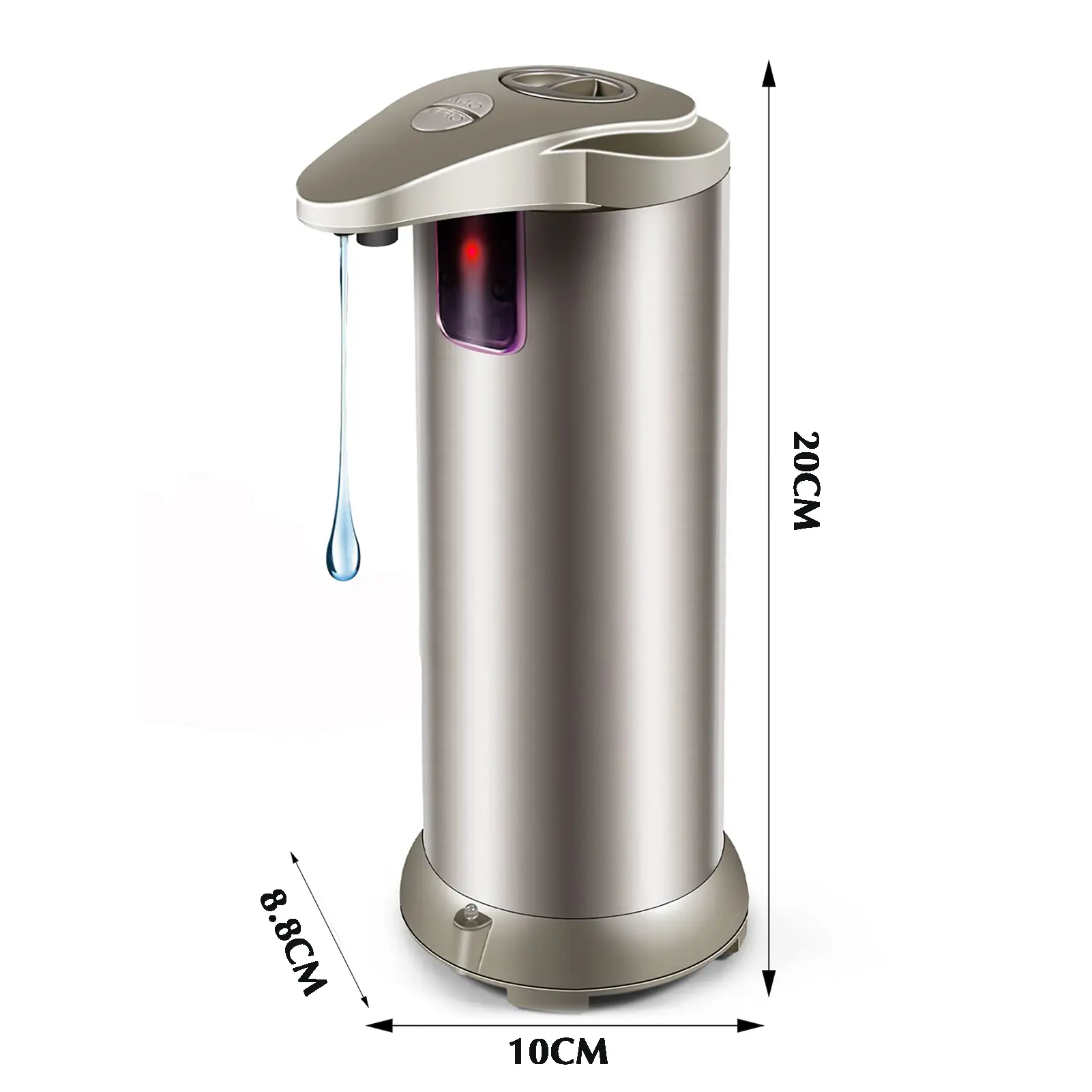 Touchless Soap Dispenser Antibacterial Hand Washing Tool Stainless Steel Automatic Induction Soap Dispenser for Home Hotel
