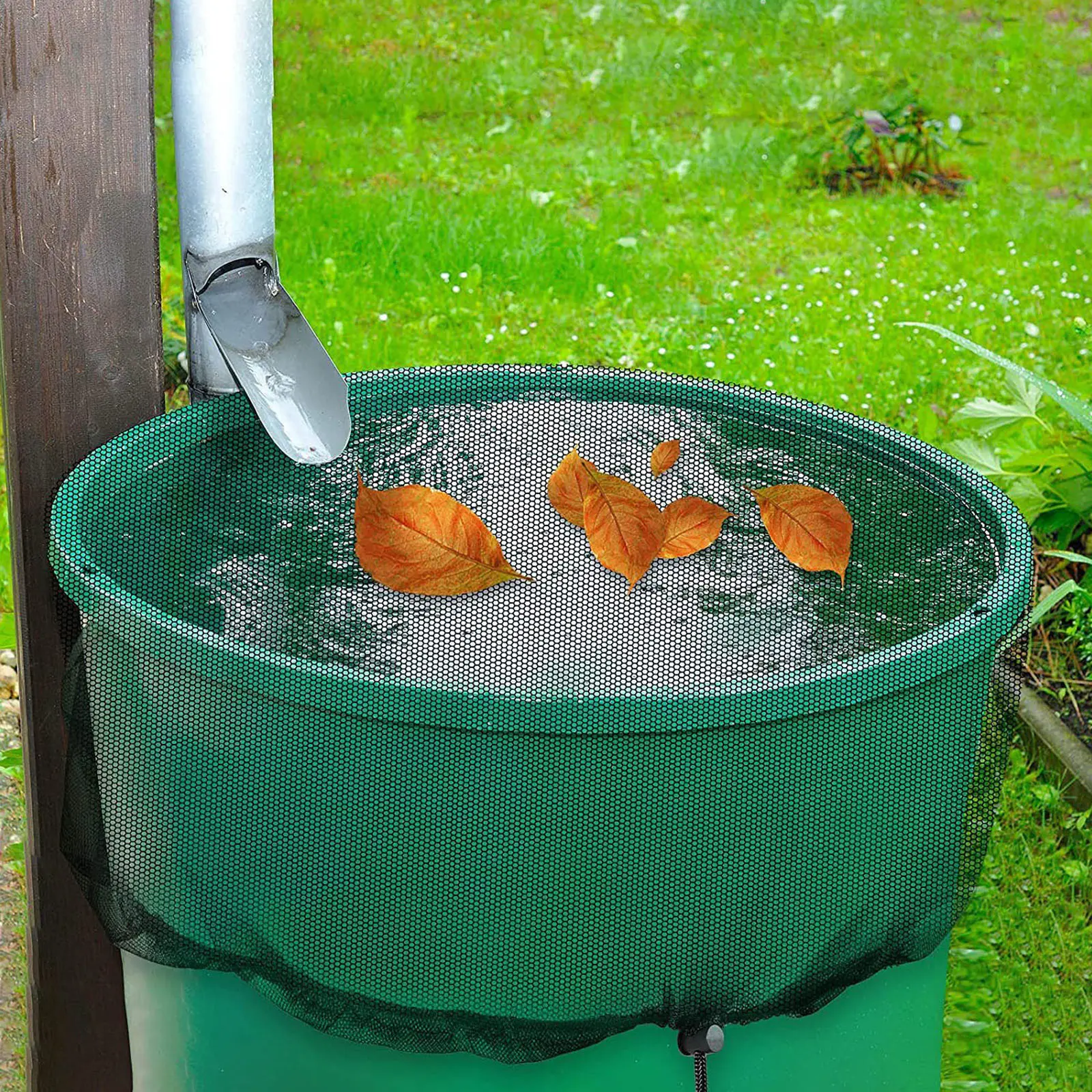 Outdoor Rain Bucket Cover Mosquito Net Cover Rain Bucket Is Convenient To Save Cleaning Time And Prevent Insects Garden Supplies