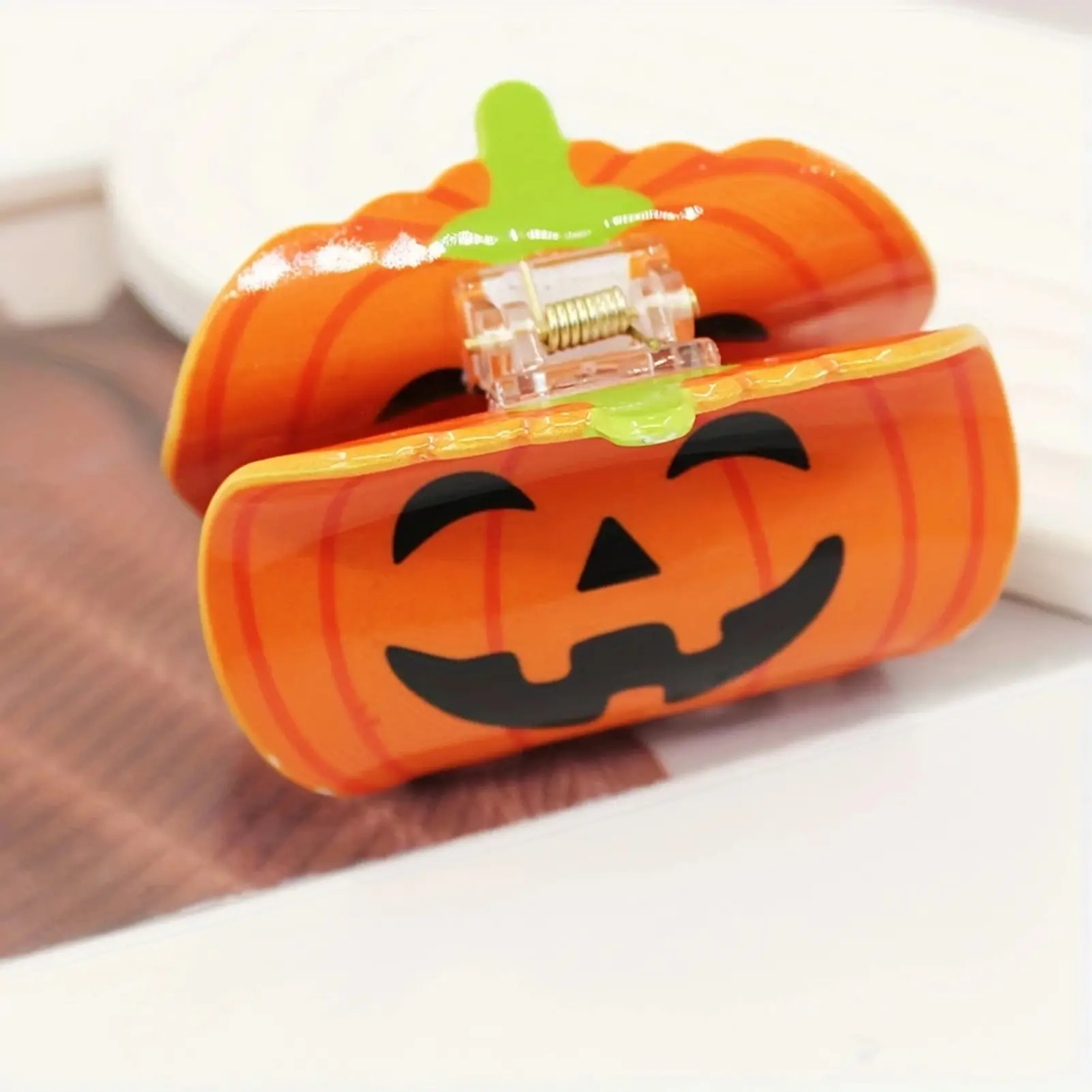 Halloween Pumpkin Shark Hair Clips Halloween Strong Hold Cute Hair Accessories For Women Girls Ponytail Holders Hairpin