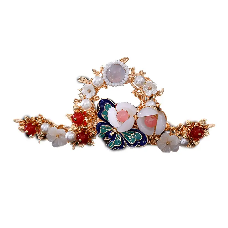 Ancient Chinese Hair Sticks Headwear Chinese Tassel Hair Chopsticks with Pearls Long Tassel Design Hair Sticks for Women Girls