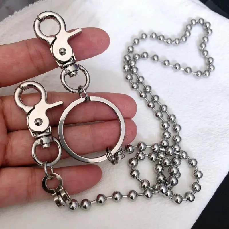 1pc 2025 New Pants Key Chain Fashion Simple Men's Pants Chain Jeans Punk Hip-hop Pants DIY Boy Gift Chain Accessories