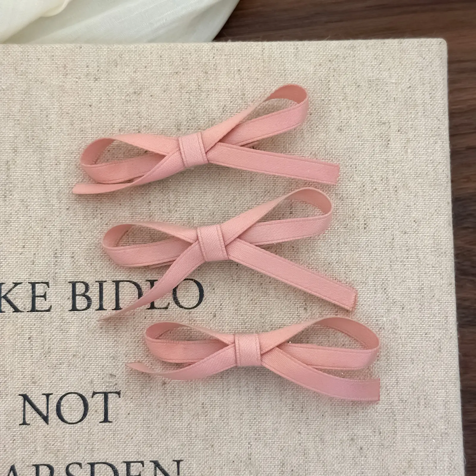 3pcs Girl Sweet Word Clip  Hairpin Baby White And Black Cute Hairpin Ribbon French Lace Feng Sen Girls Catch Clip Hairpin