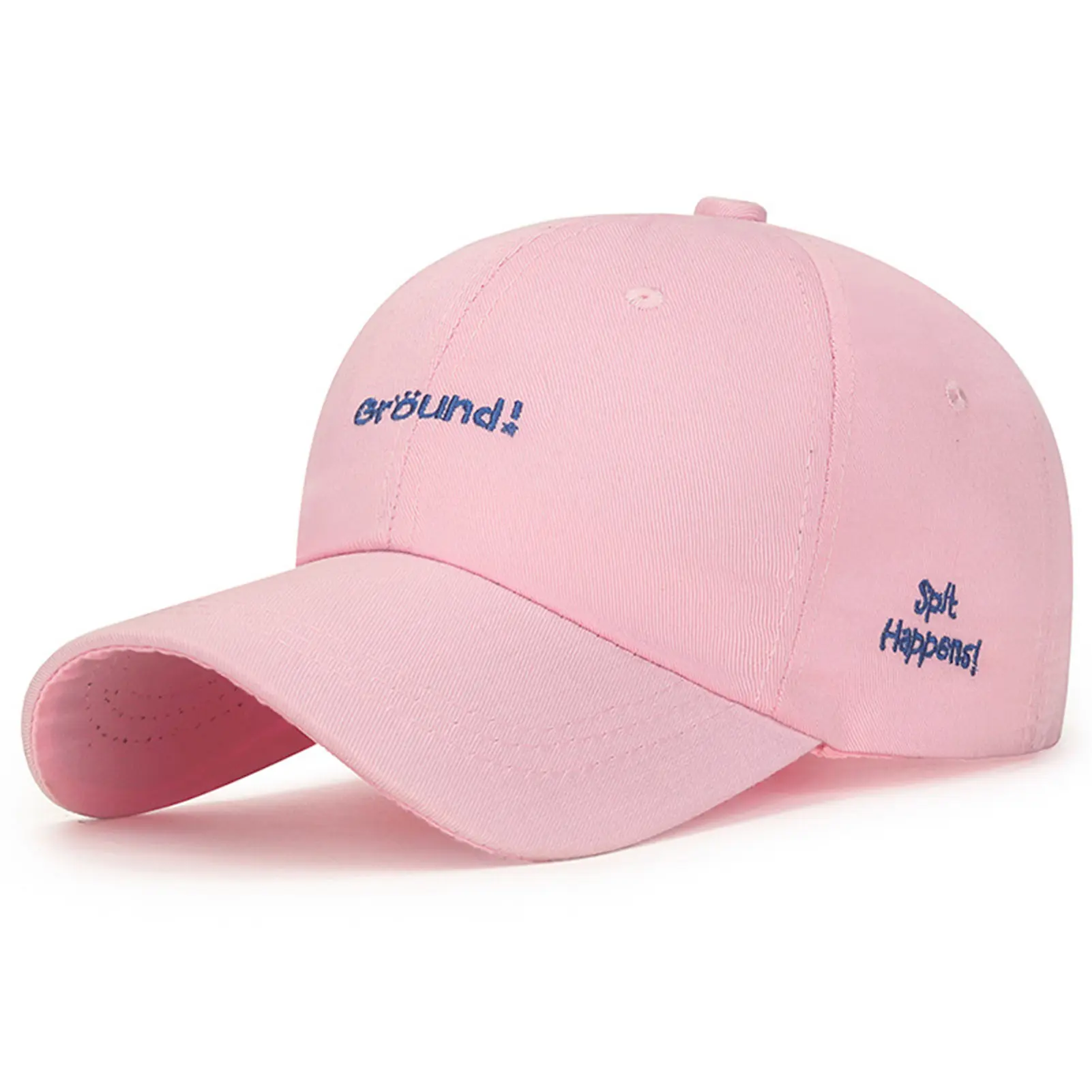Soft-top Letter Embroidered Baseball Cap Unisex Candy-colored Adjustable Sports Sun Hat Female Male Casual Hip-hop Dad Hat