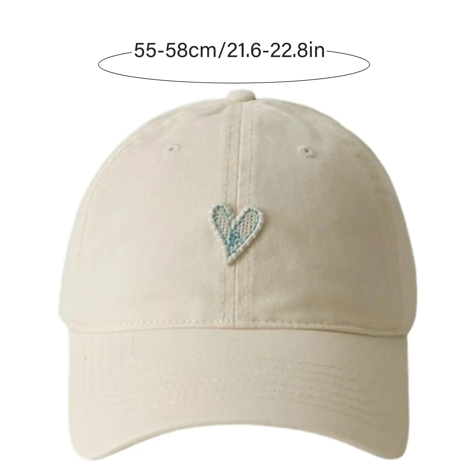 Love Baseball Cap Valentine's Day Unisex Cap Love Embroidered Breathable Visor Soft Top Fun Cap Adjustable Intimate Service
