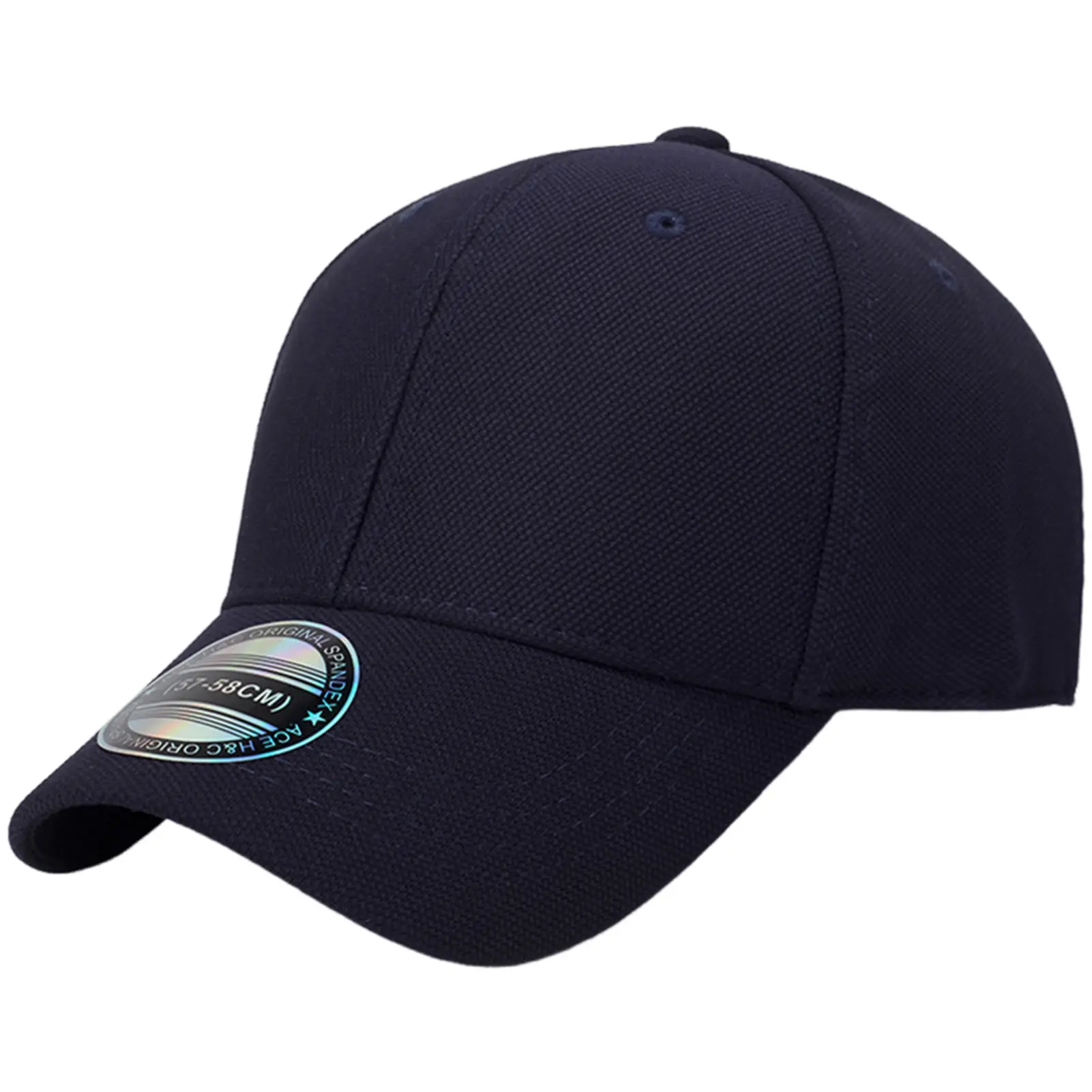 1pc Unisex Sport Baseball Cap Snapback Hats Fitted Closed Full Cap Women Gorras Bone Male Trucker Hat Casquette Outdoor Black