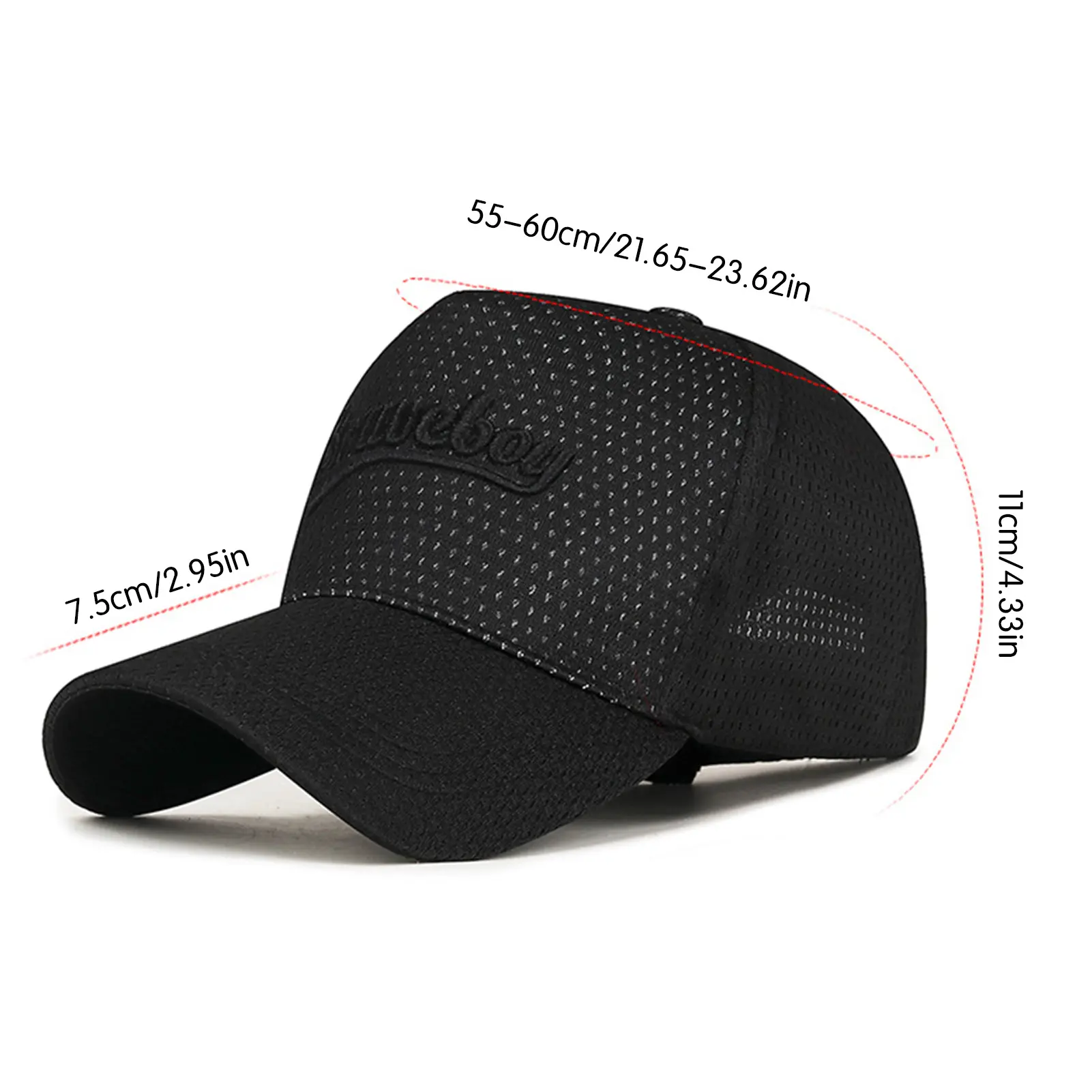 Sun-shading Baseball Cap Sports Running Baseball Cap Light Sun-shielding Mountaineering Travel Sports Cap High-top Net Cap