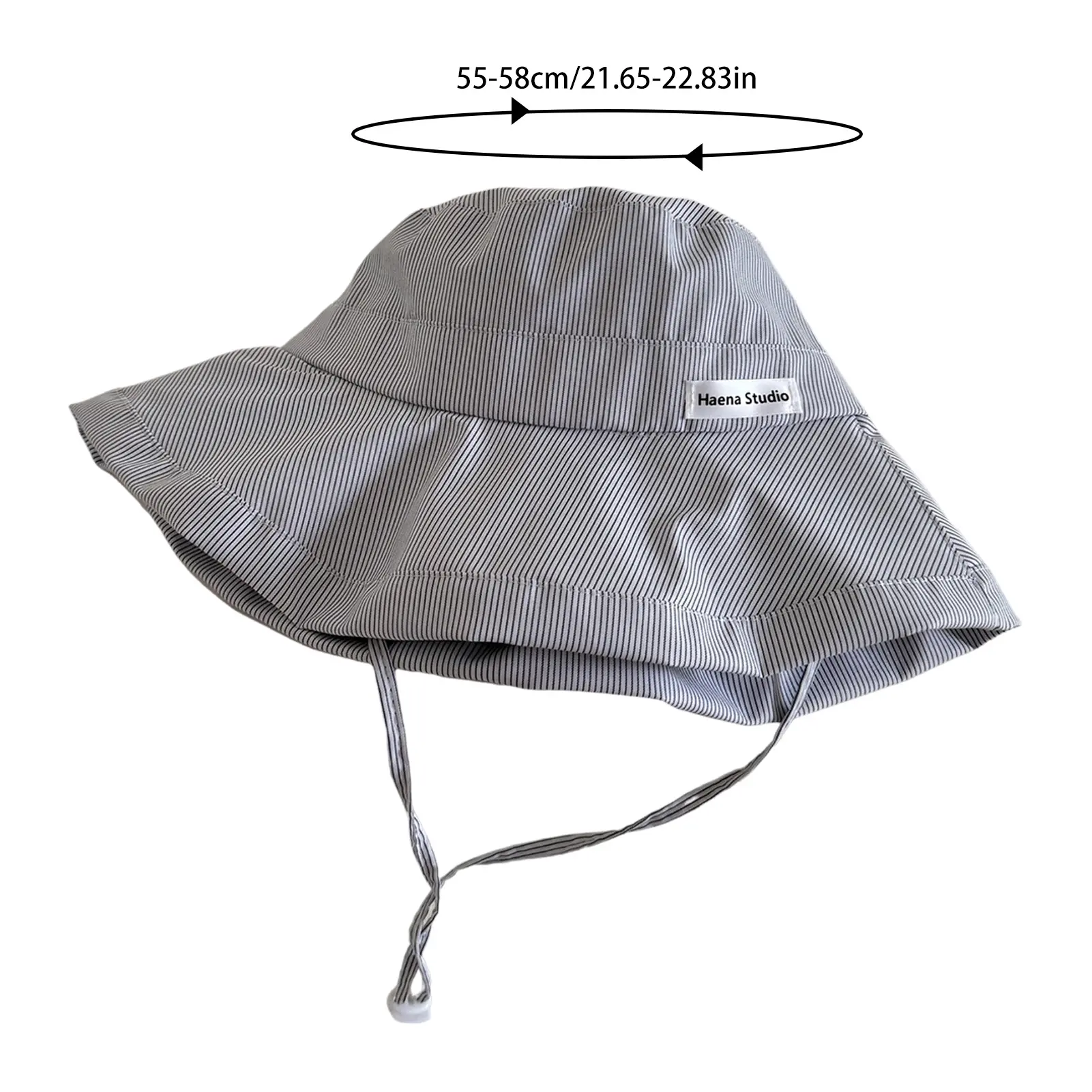 1pc Japanese New Fresh Design Strap Bucket Hats For Women Spring And Summer  Fashion Versatile Sunscreen Cute Basin Caps